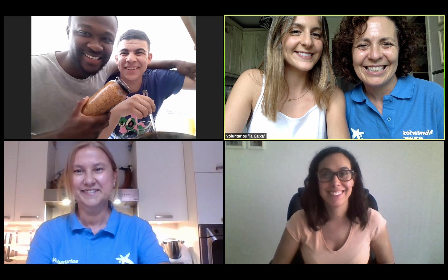 Jornada digital del programa de Voluntariat de CaixaBank durant 2020
