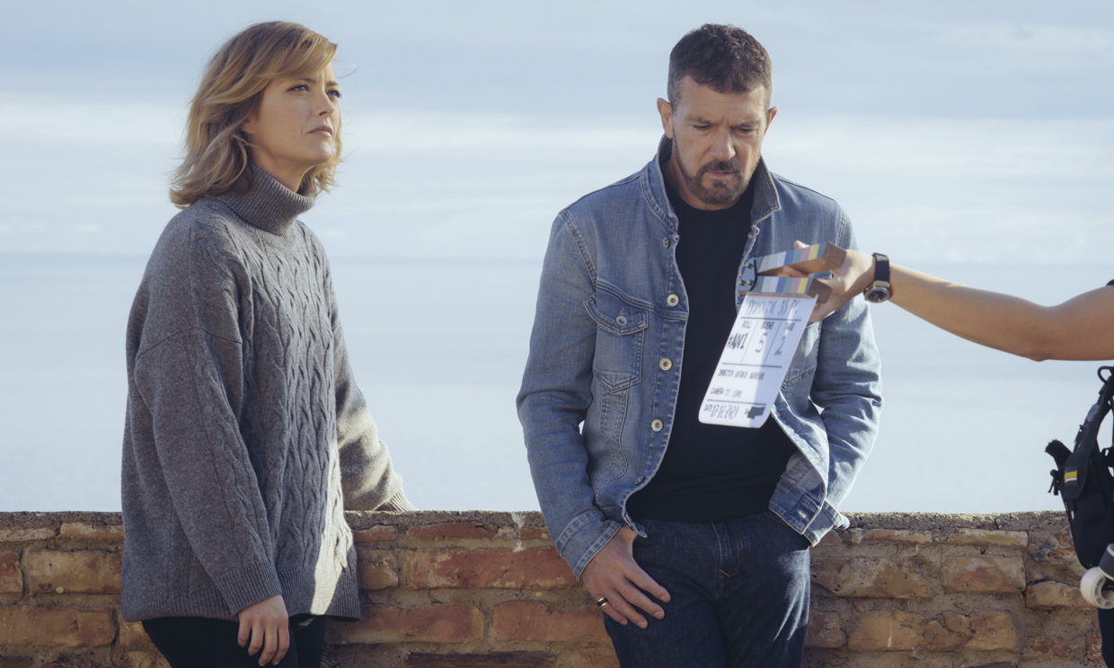 María Casado y Antonio Banderas