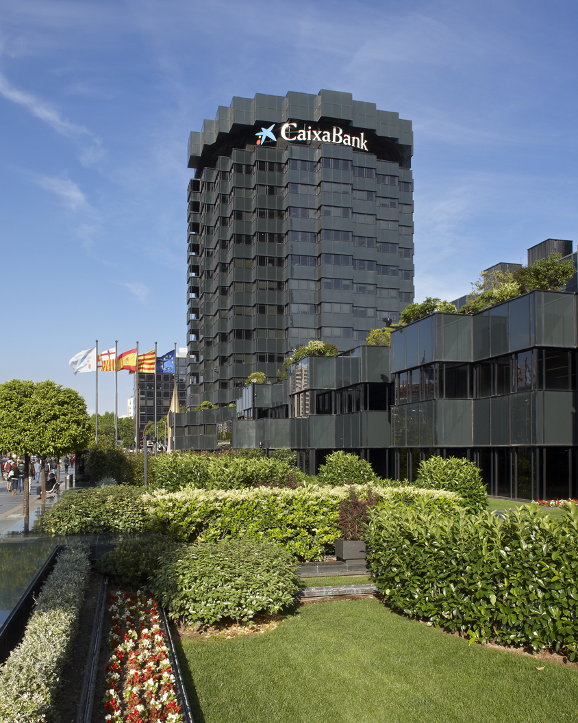 CaixaBank corporate headquarters in Barcelona