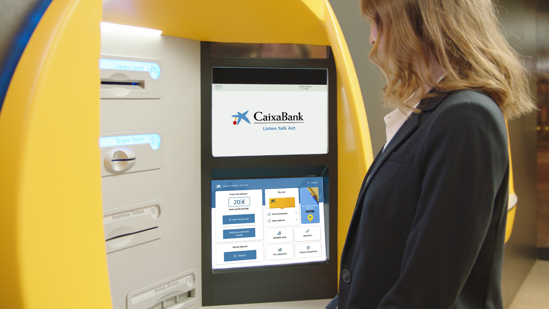 Como funcionan los cajeros de caixabank