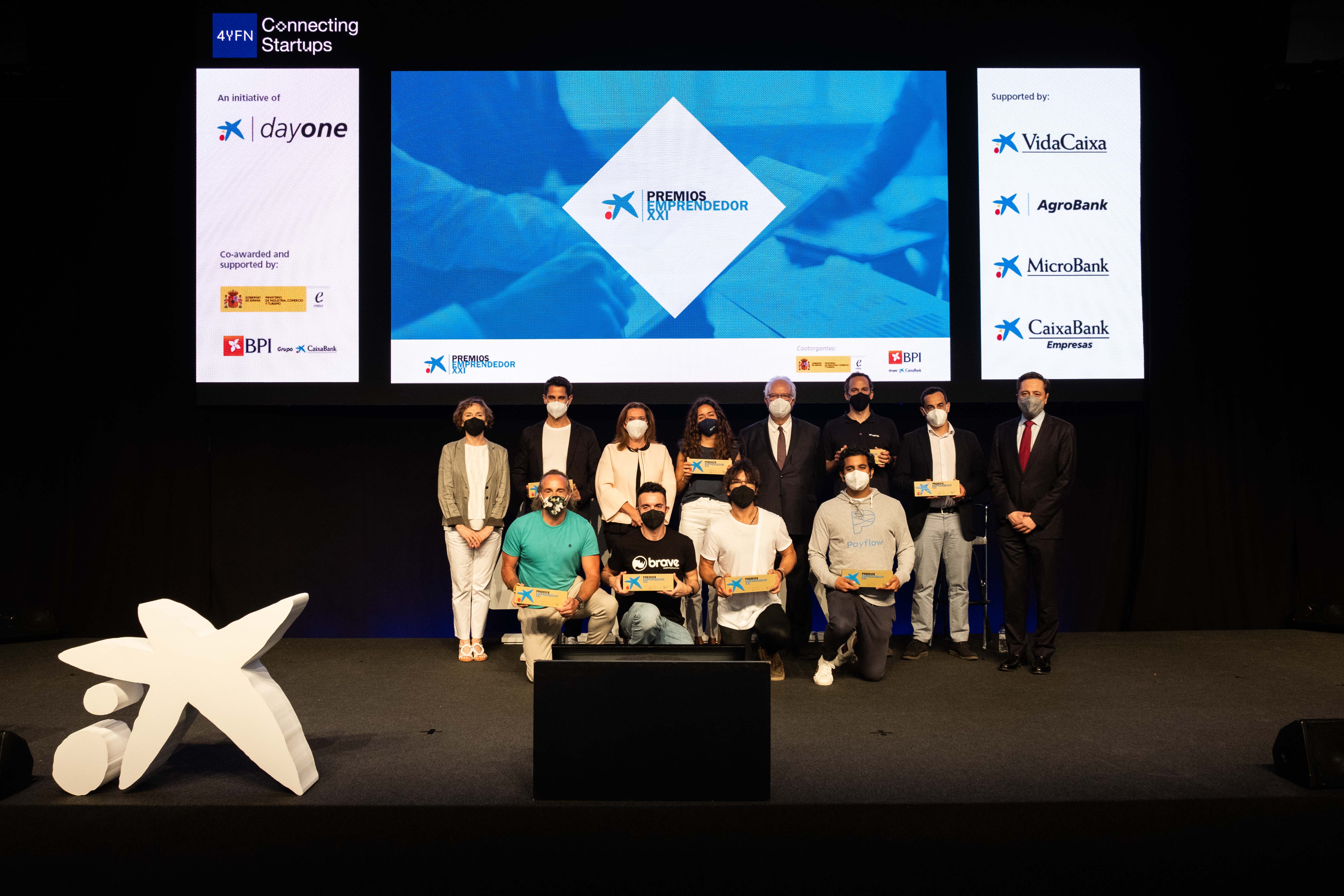 Ganadores de los Premios EmprendedorXXI 