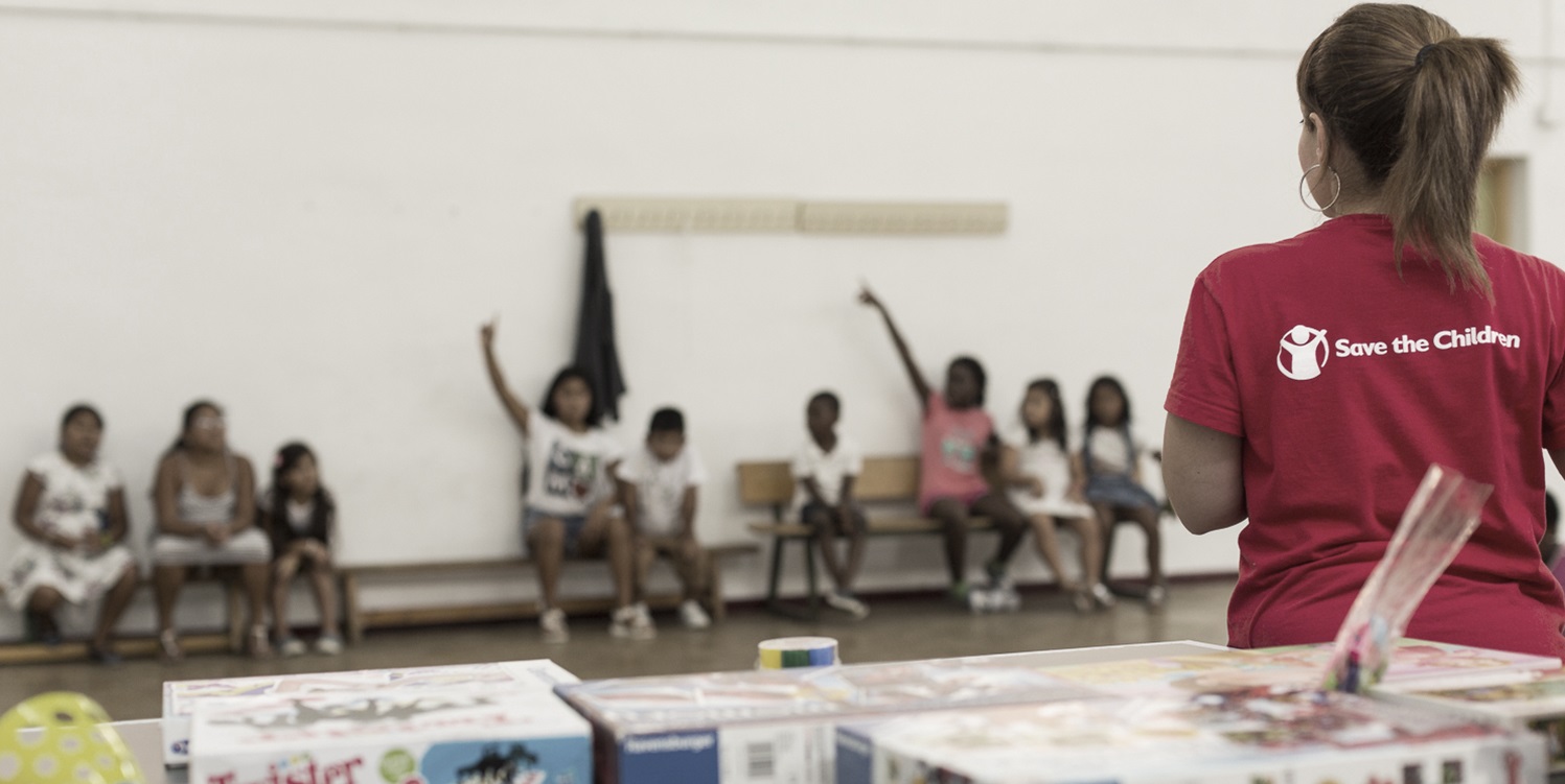 Un dels tallers que imparteix Save the Children