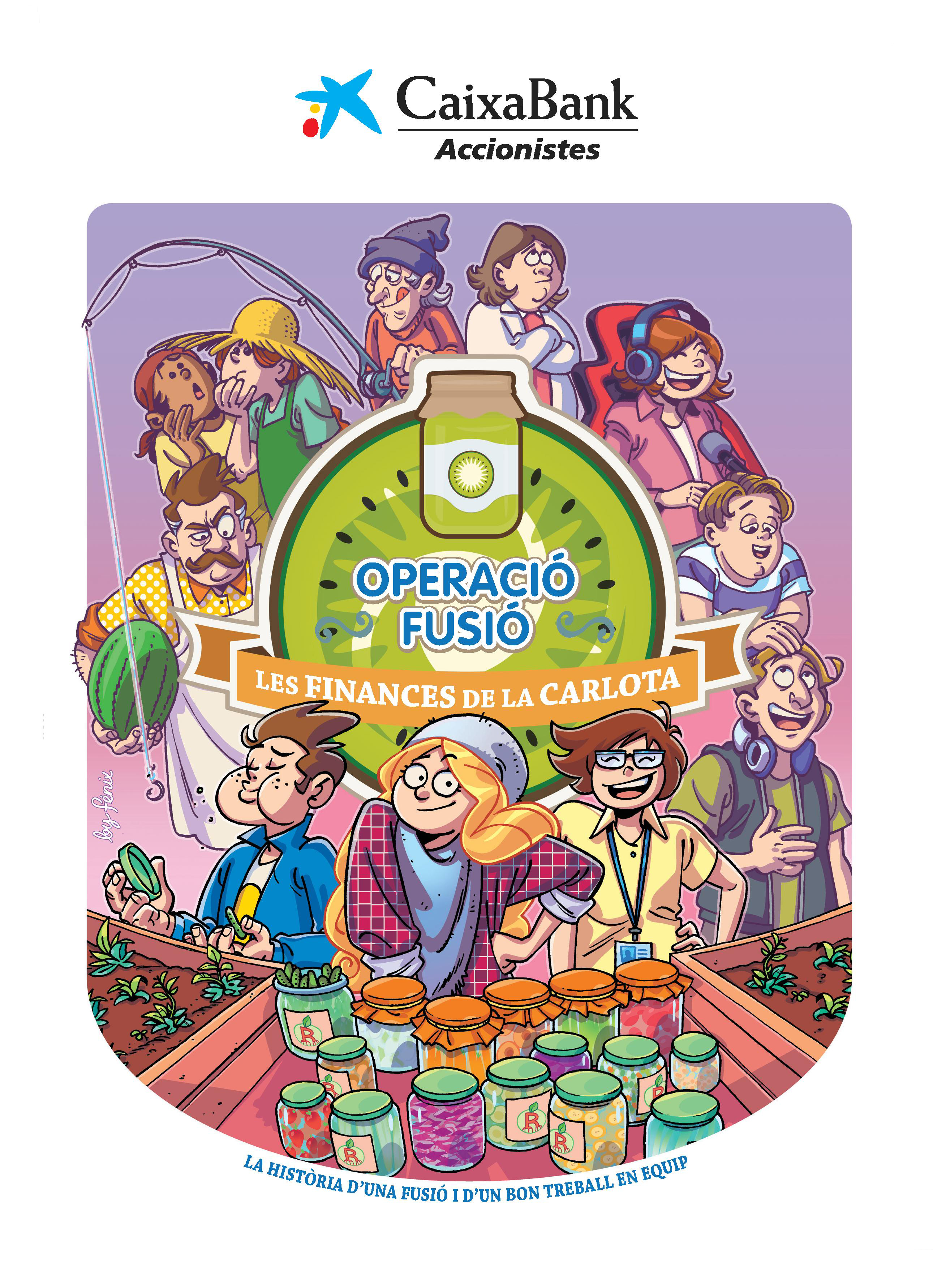 Portada del comic Operació Fusió