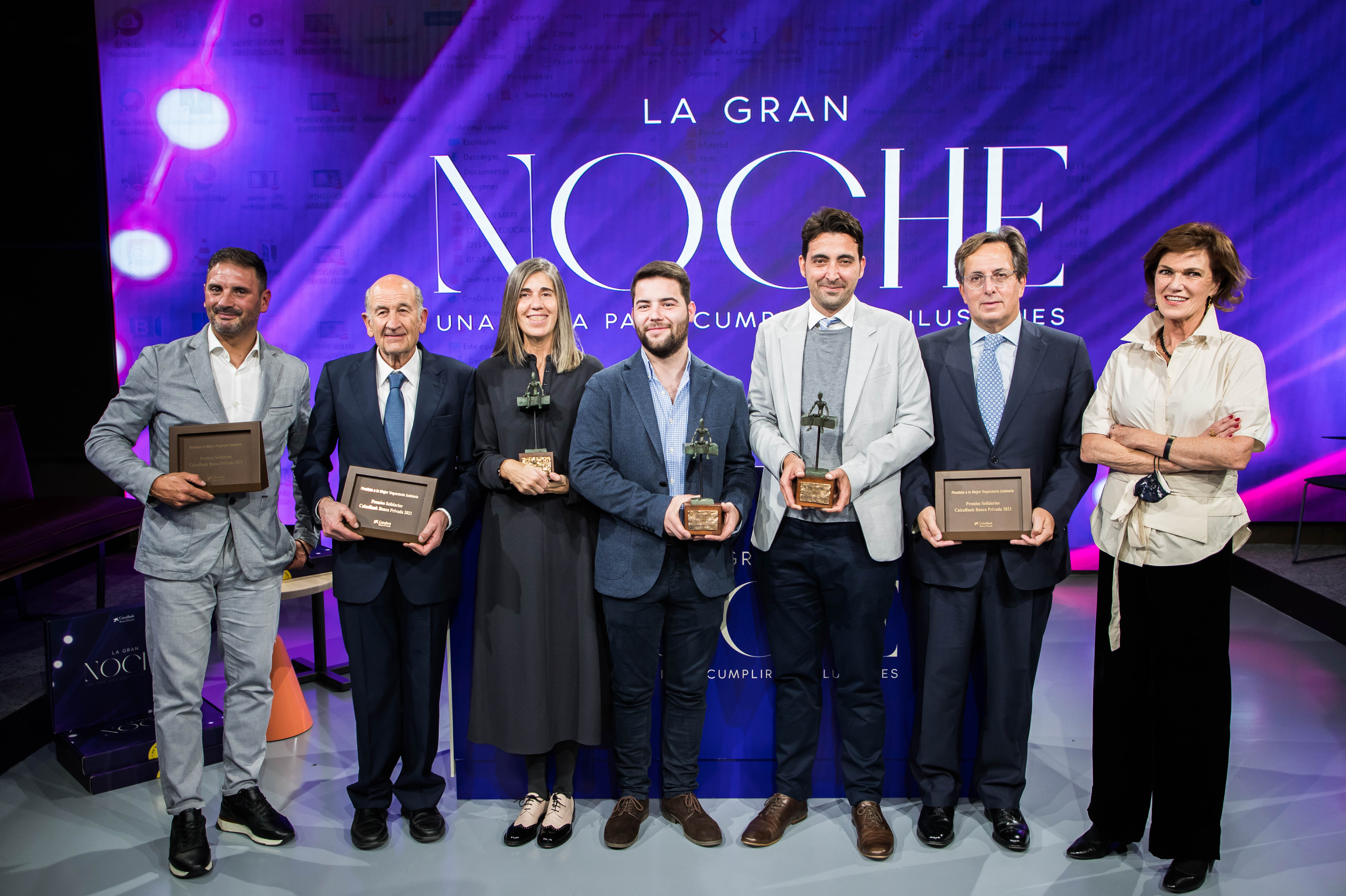 Entrega de los galardones en la cuarta edición de los Premios Solidarios de CaixaBank Banca Privada