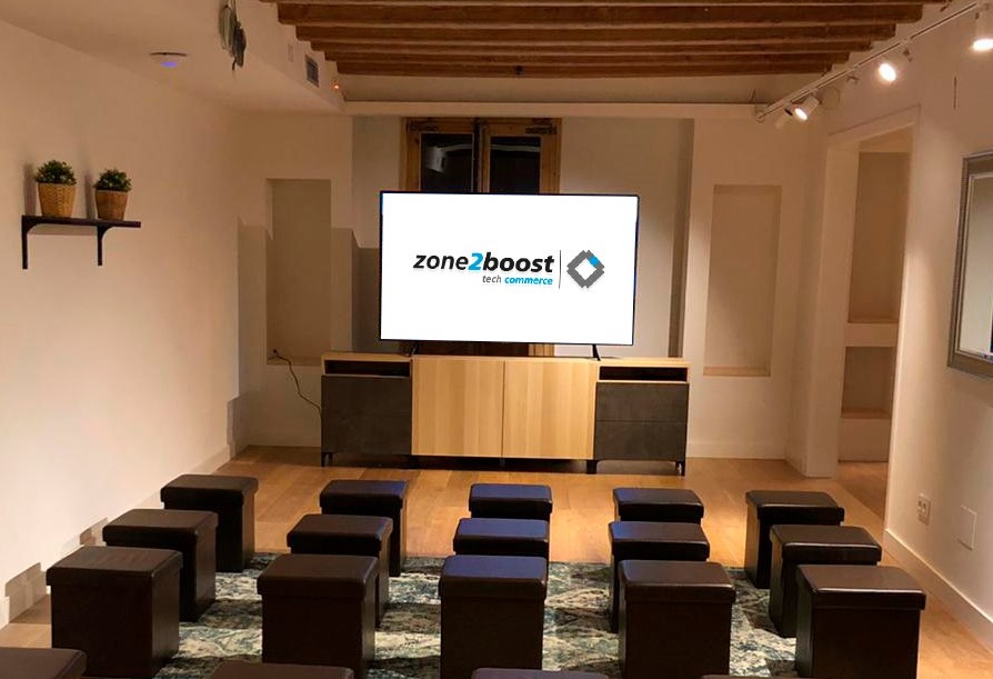 sala de presentaciones de Zone2boost