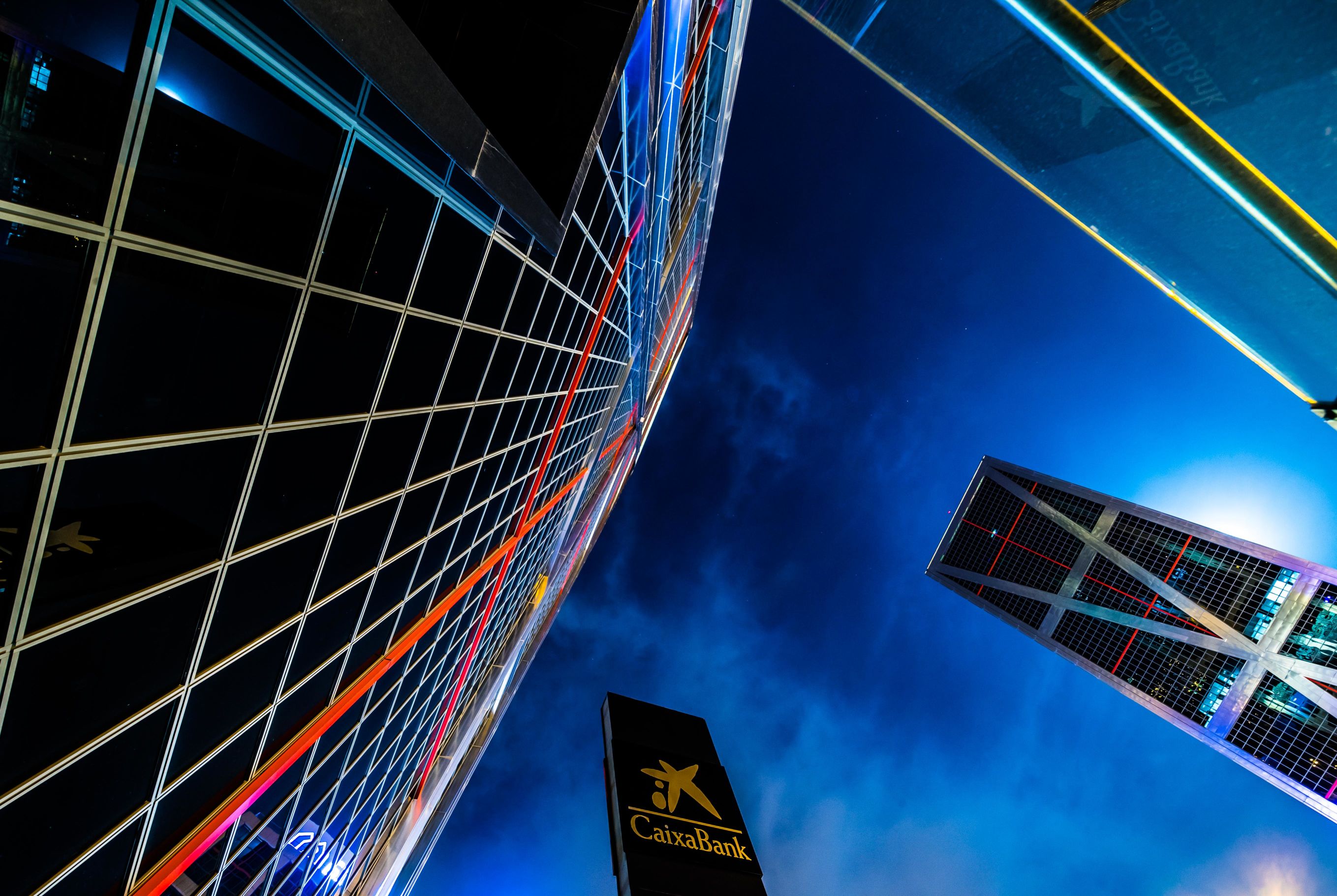 Edificio corporativo de CaixaBank en Madrid