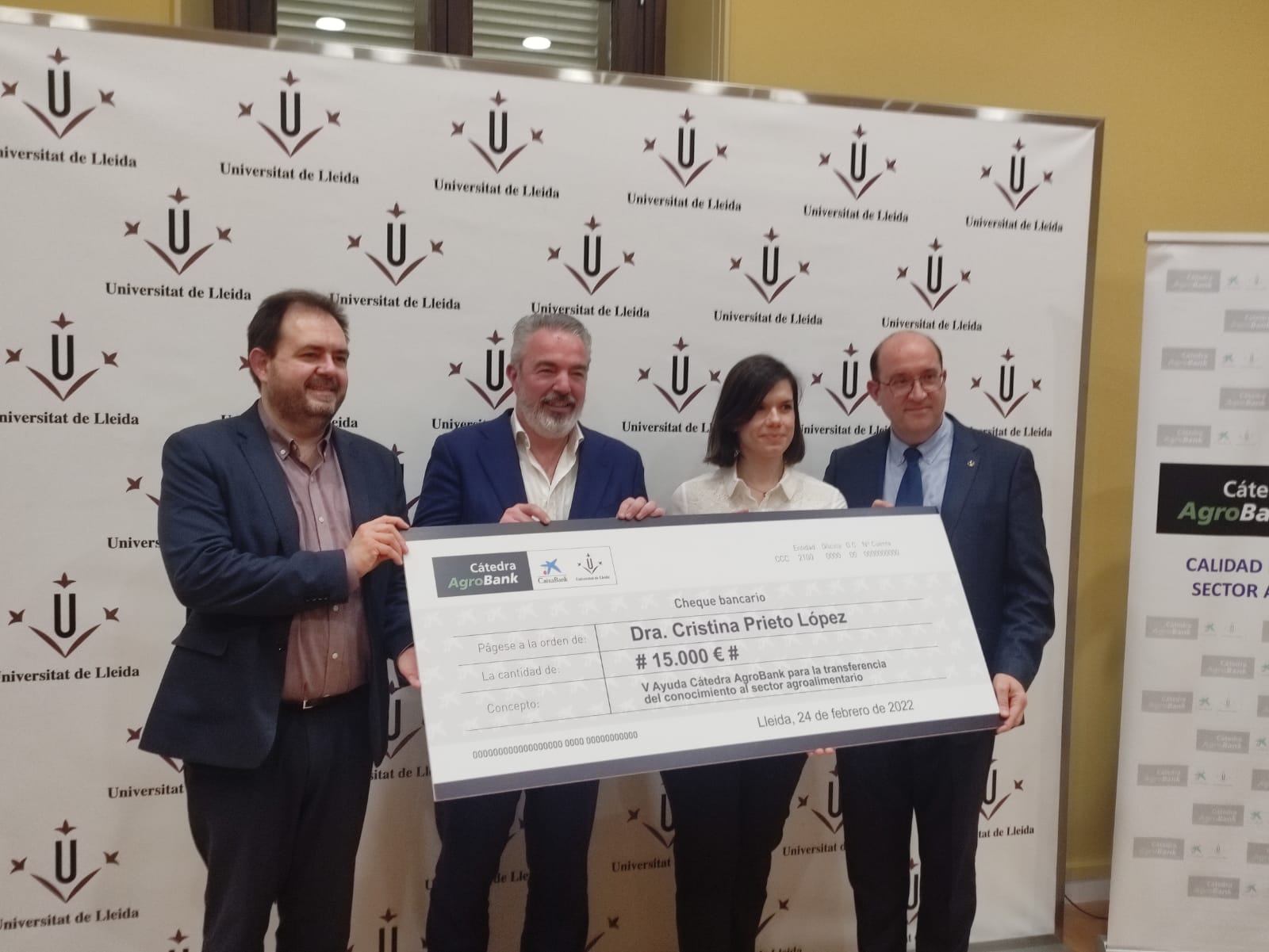 Entrega del premio de la Cátedra AgroBank