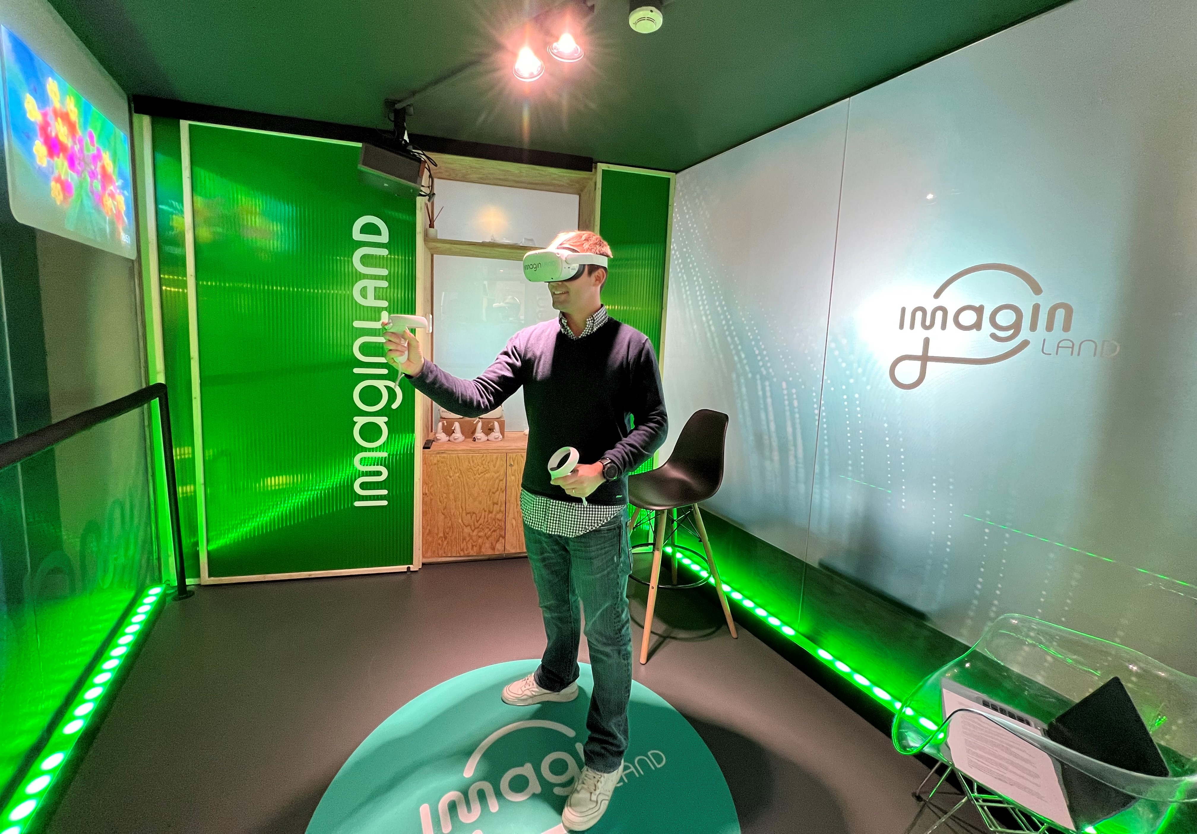El imaginCafé ha habilitado en su espacio físico un corner dedicado al metaverso