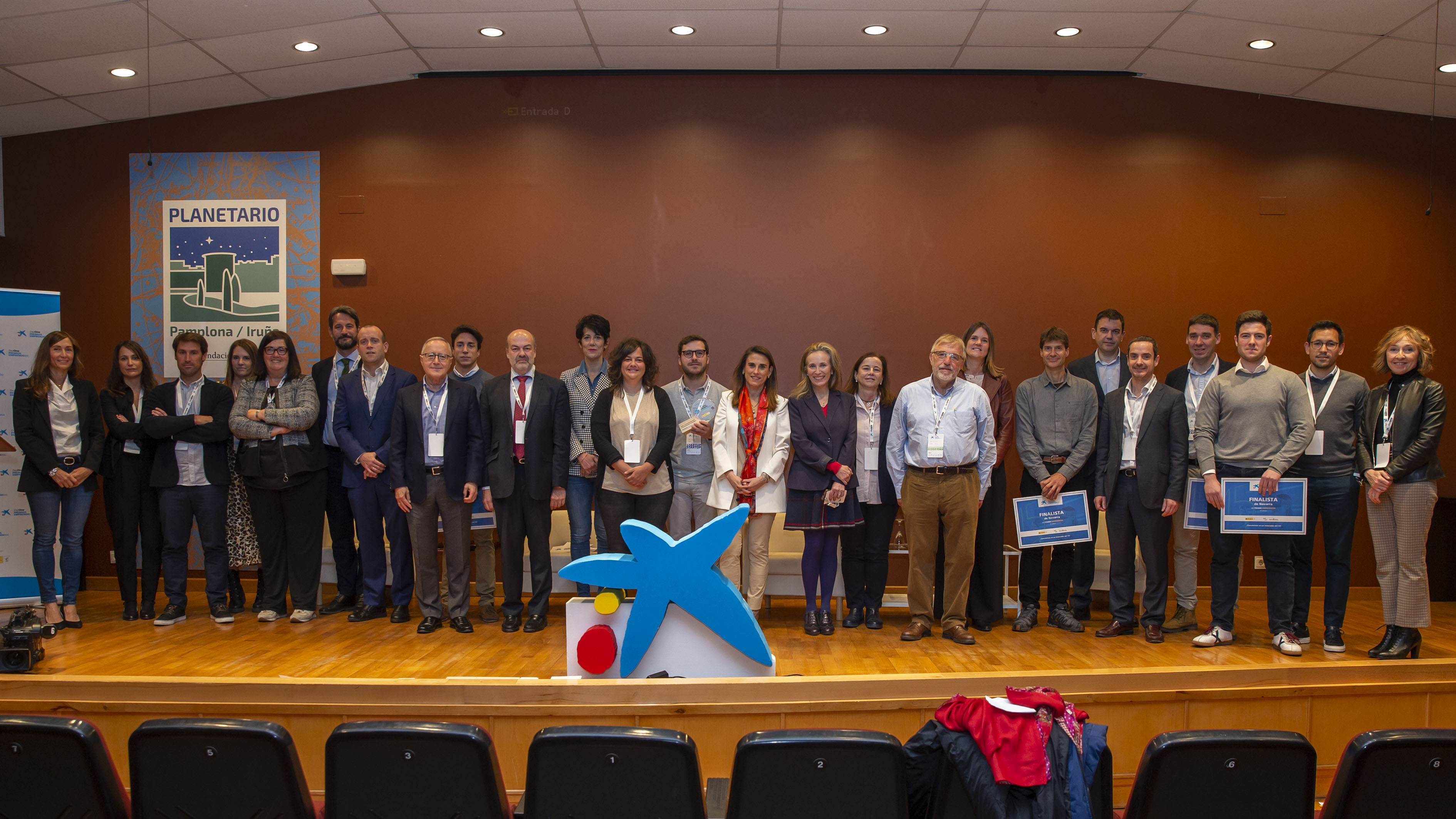 Ganador y finalistas del Premio EmprendeXXI de Navarra