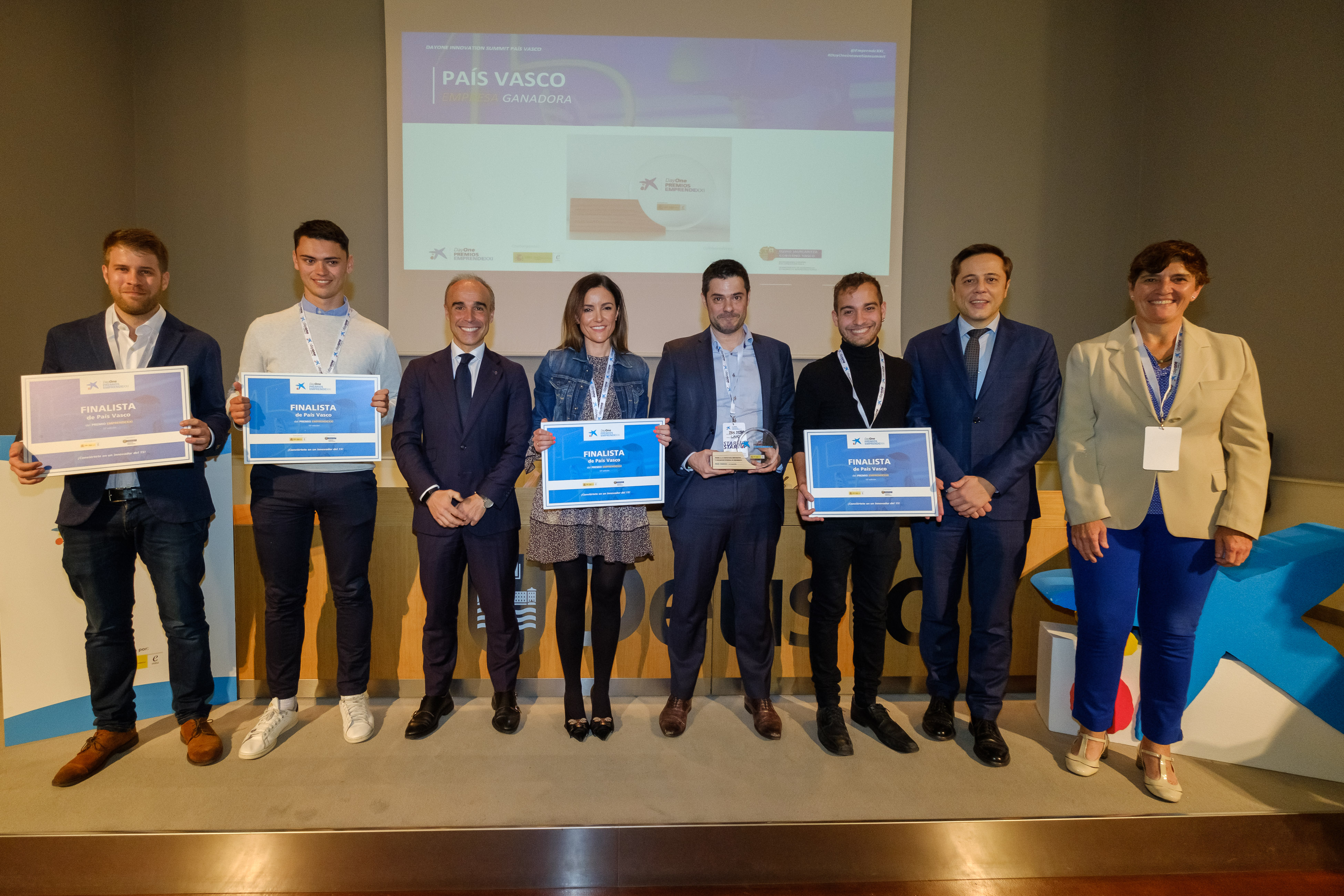 Ganador y finalistas del Premio EmprendeXXI de Madrid