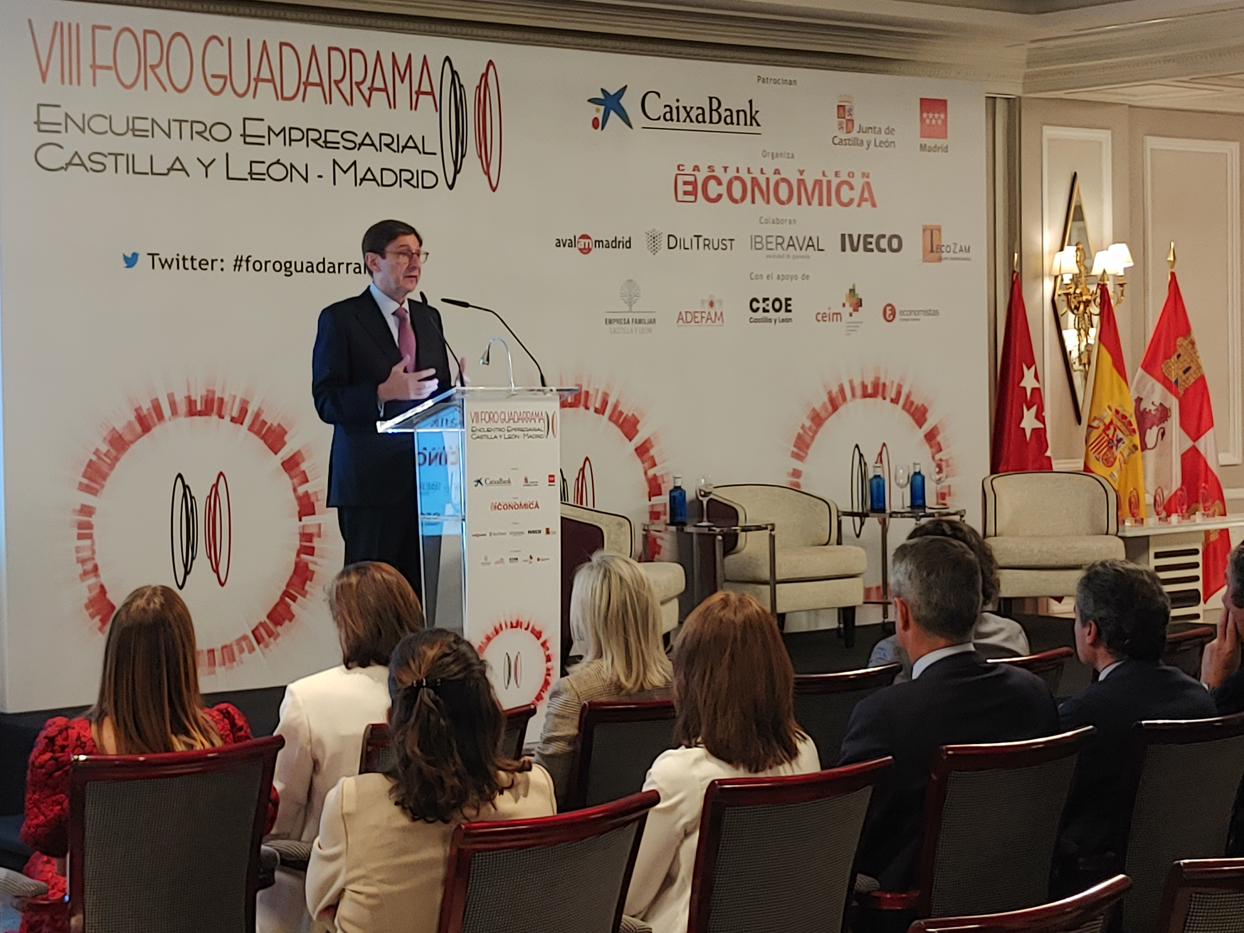 El president de CaixaBank, José Ignacio Goirigolzarri, ha participat en el ‘VIII Fòrum Guadarrama’