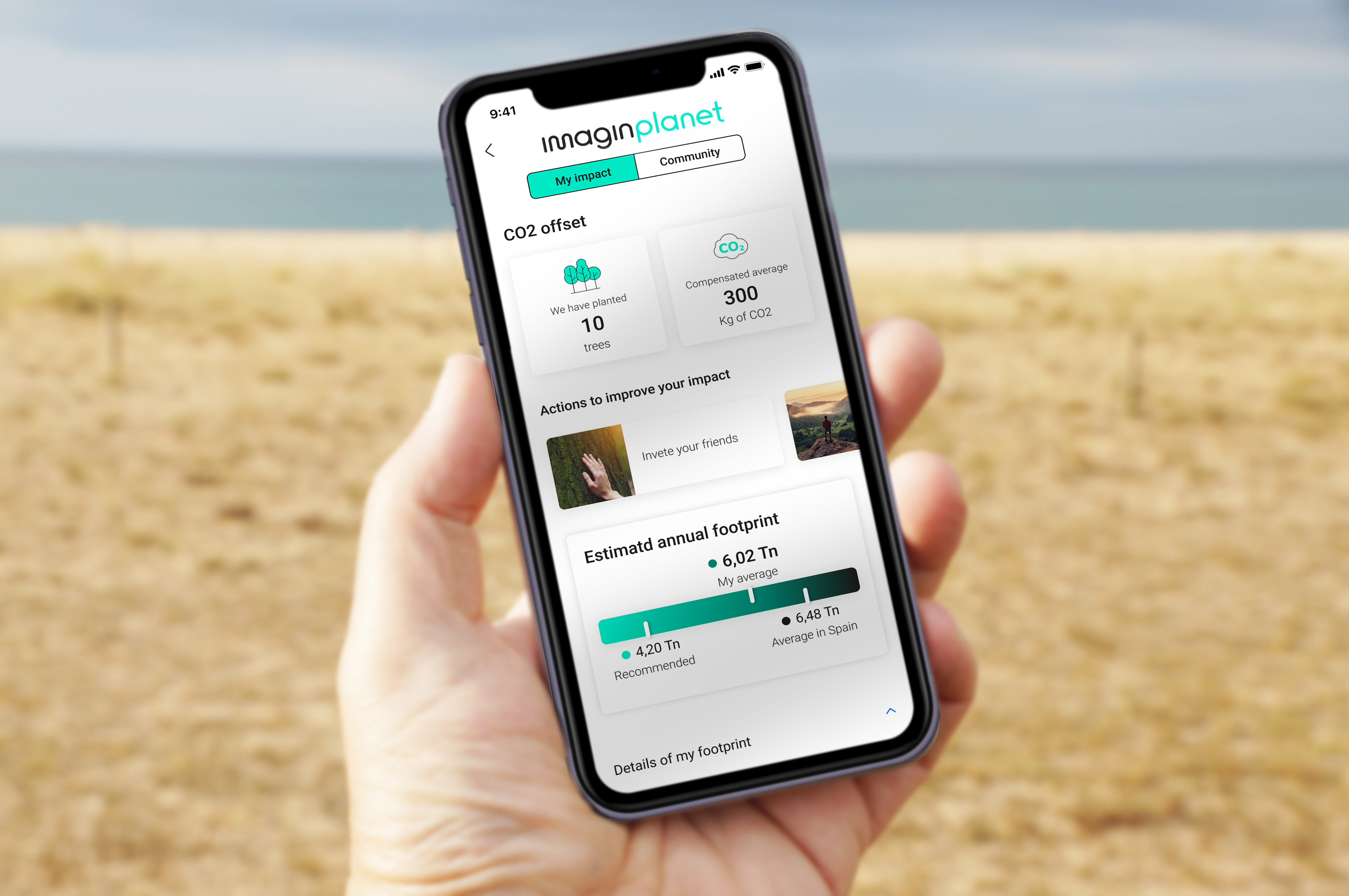 The calculator allows imaginers, based on their answers to a survey on their lifestyle habits, to accurately calculate their carbon footprint