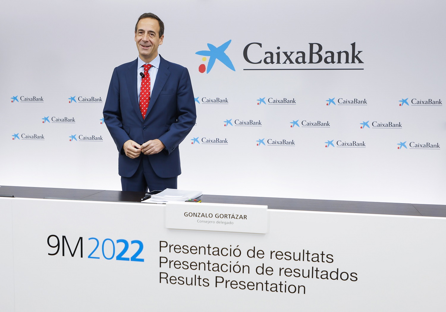 Gonzalo Gortázar, en la presentación de resultados de los nueve primeros meses de 2022.