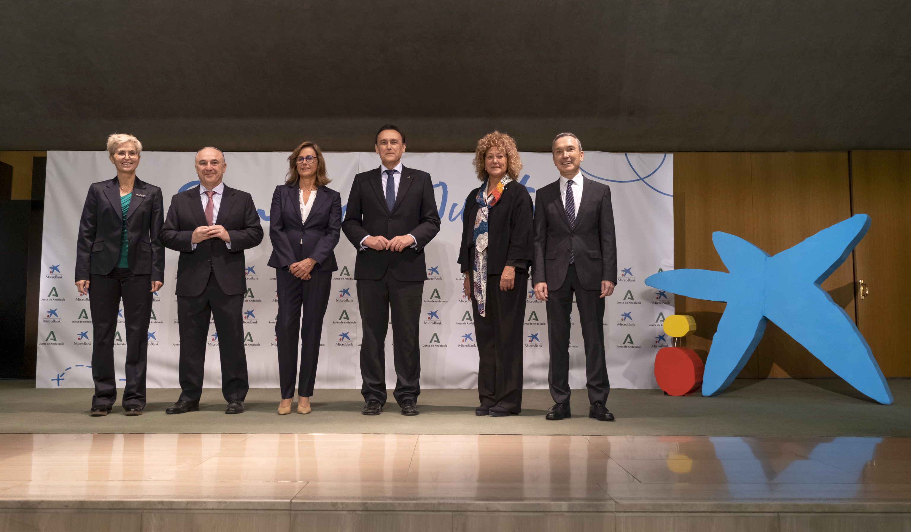 Celebración del aniversario del convenio entre MicroBank y Andalucía Emprende.