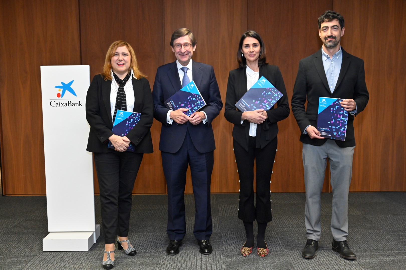 Mónica Moso, José Ignacio Goirigolzarri, Paula San Luis y Juan Gamboa.