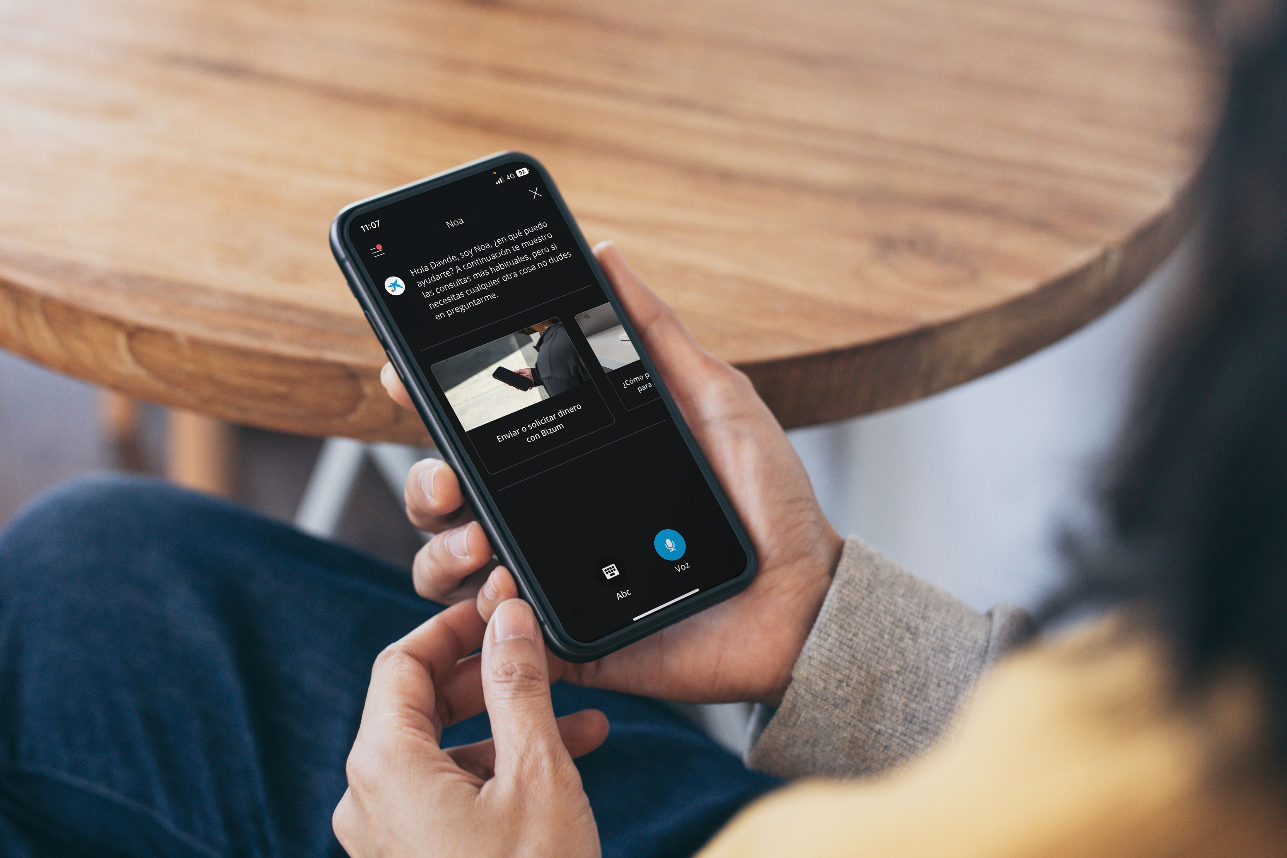 CaixaBankNow chatbot.