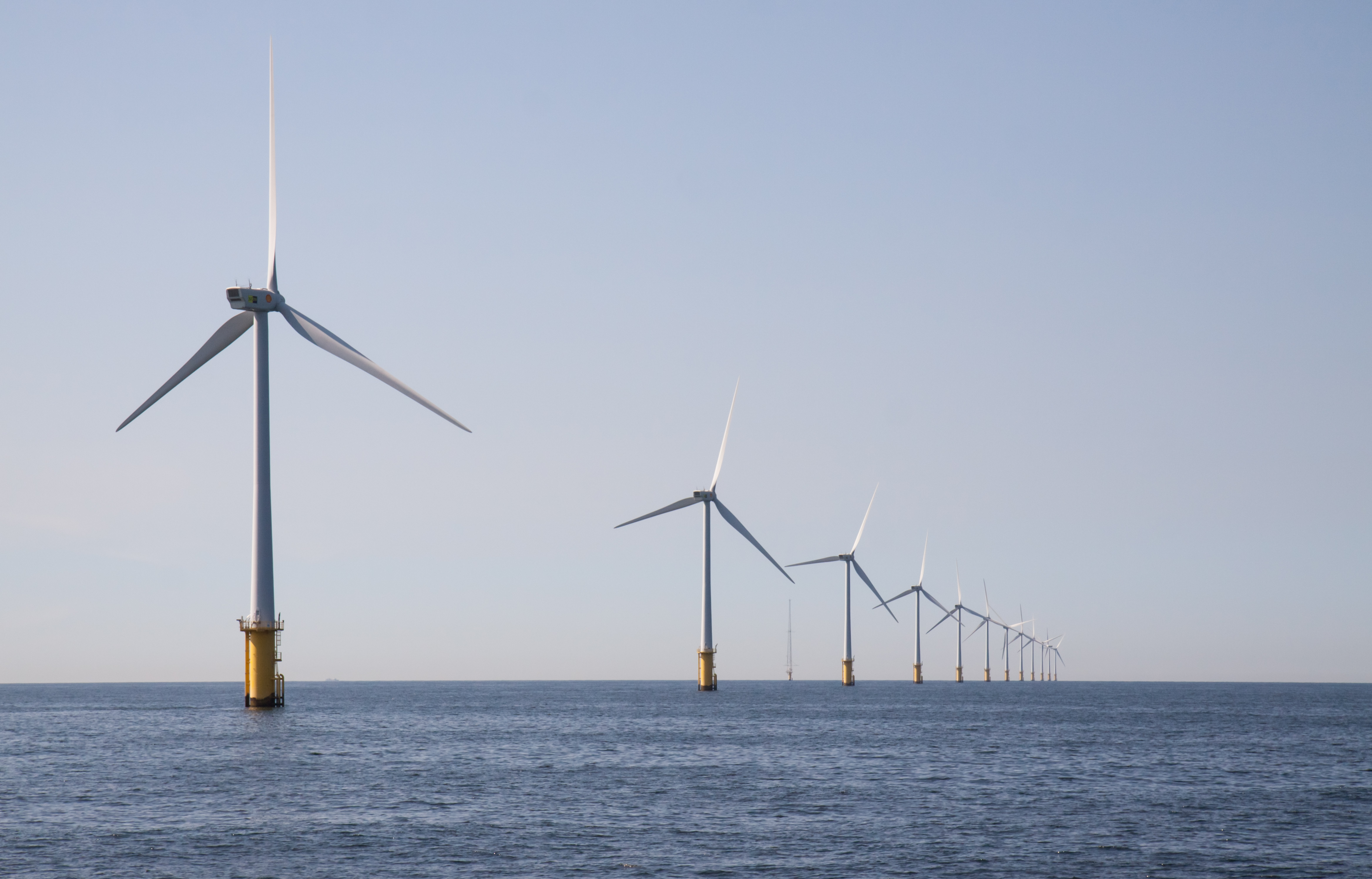 Offshore wind farm.