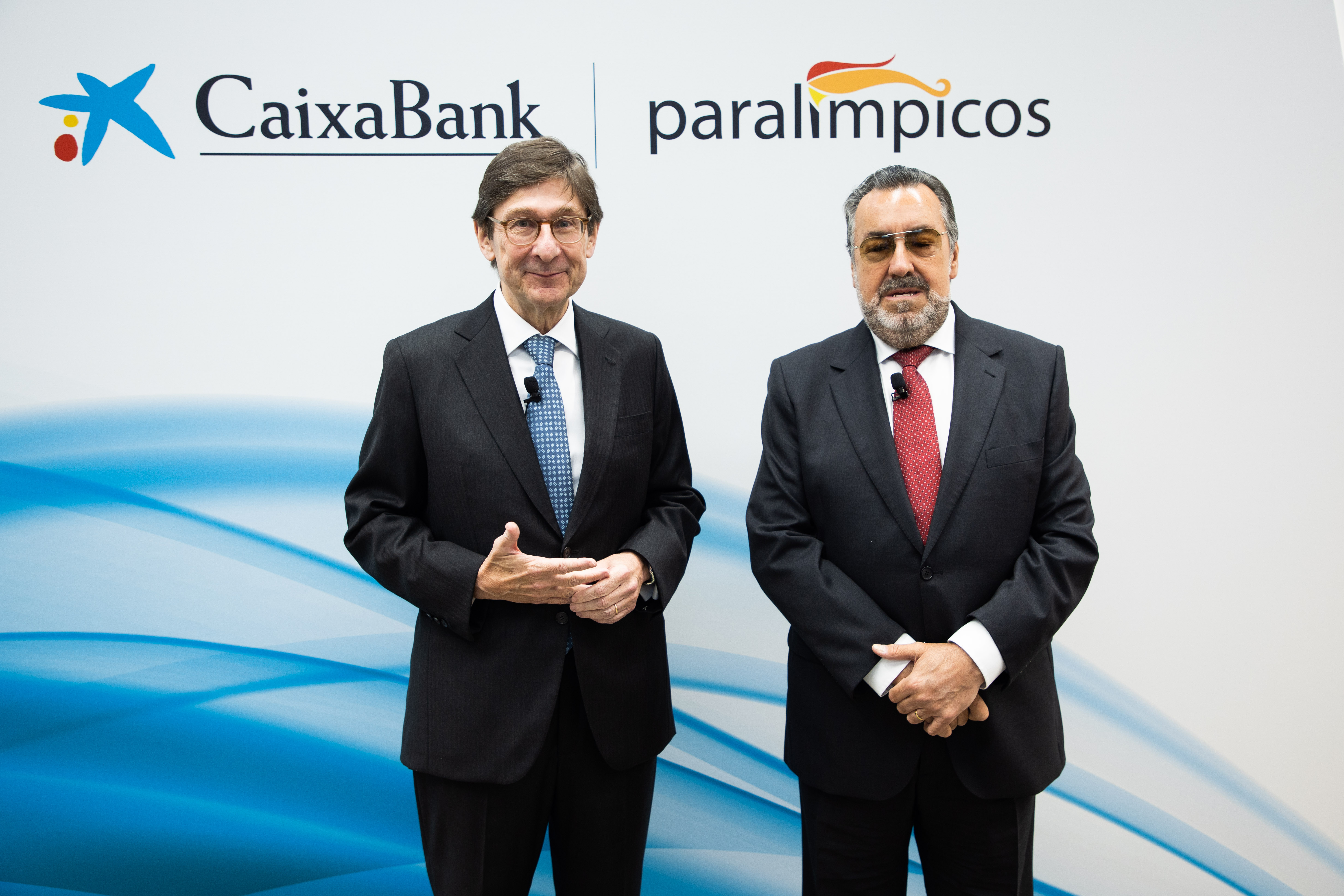 José Ignacio Goirigolzarri, presidente de CaixaBank, y Miguel Carballeda, presidente del CPE.