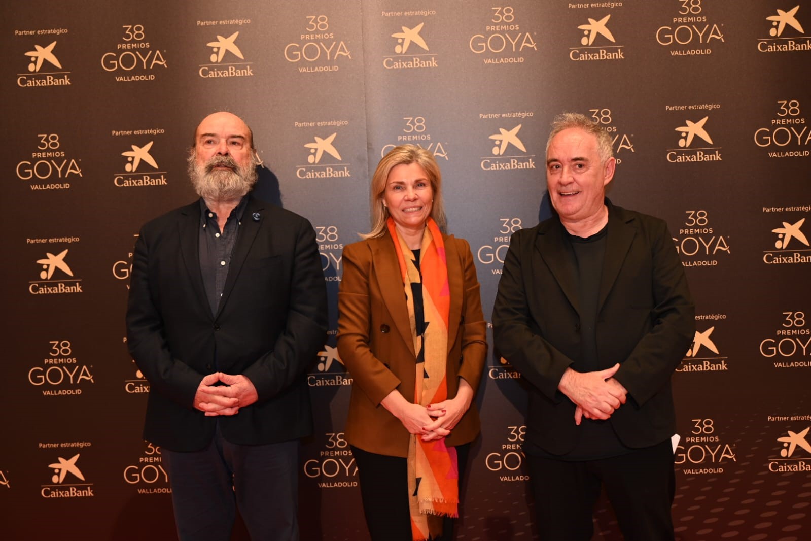 Antonio Resines, Belén Martín y Ferran Adrià