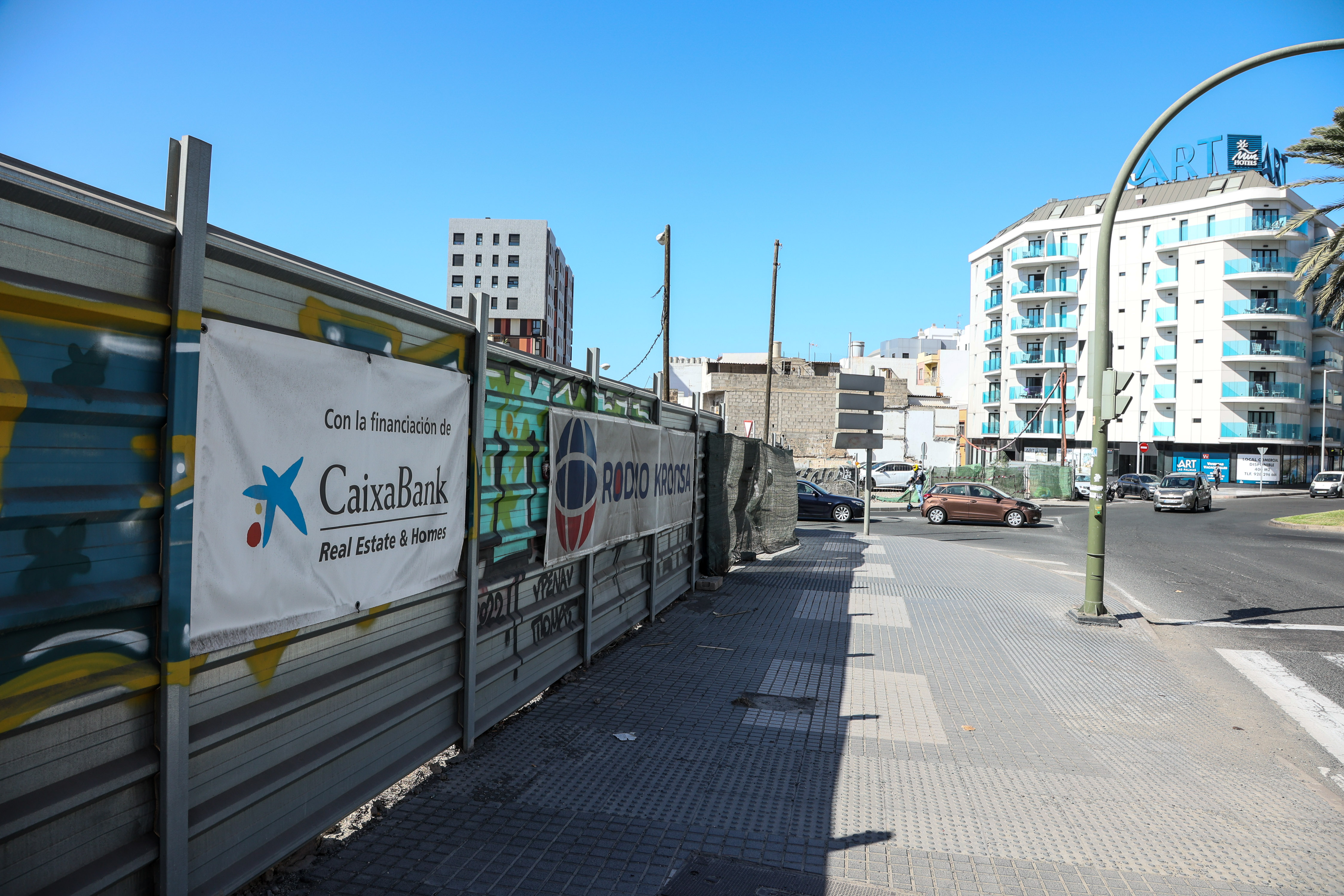 Edificio en construcción en Las Palmas de Gran Canaria.