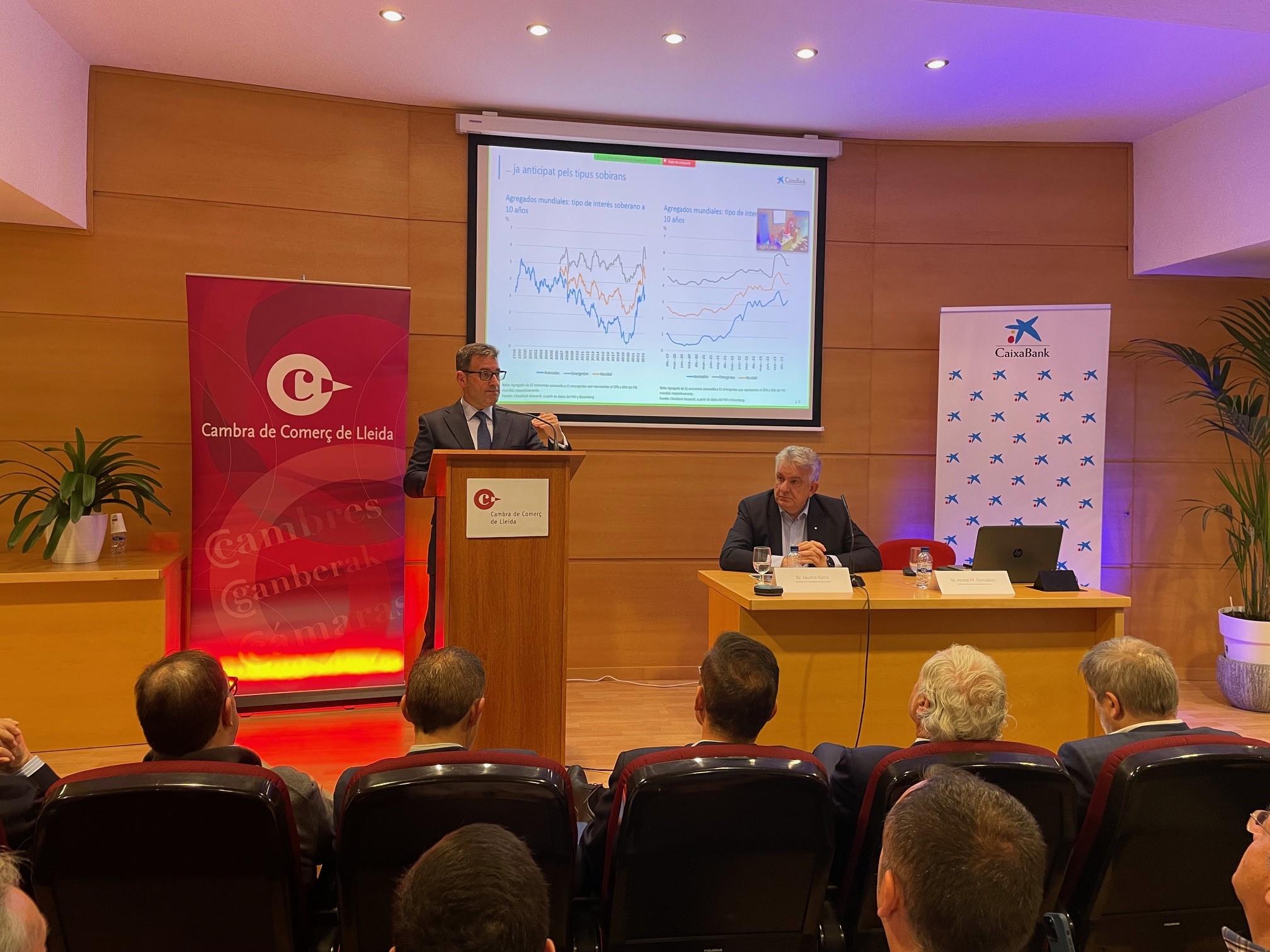Conferencia Josep Mª Gonzàlez Cambra de Comerç de Lleida