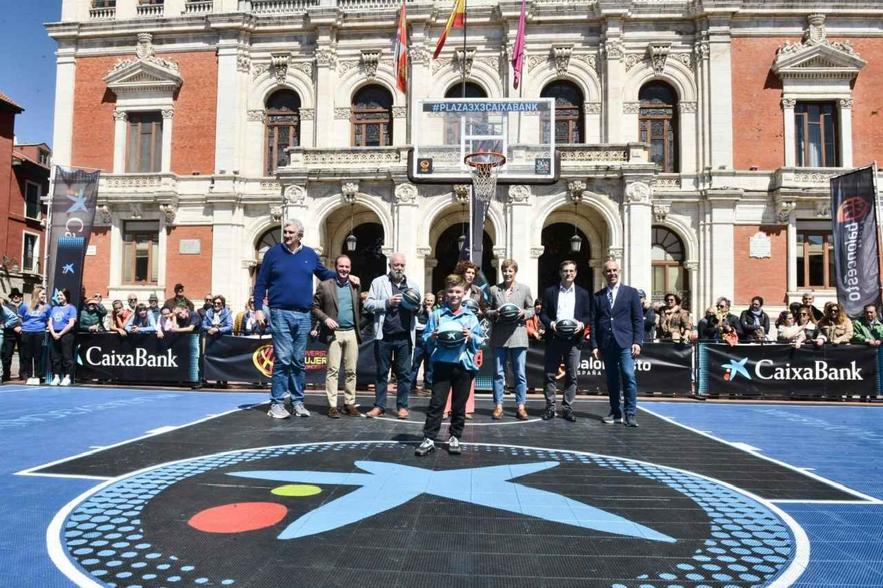 Valladolid ha acogido el acto institucional de presentación del circuito Plaza 3x3 CaixaBank 2024.