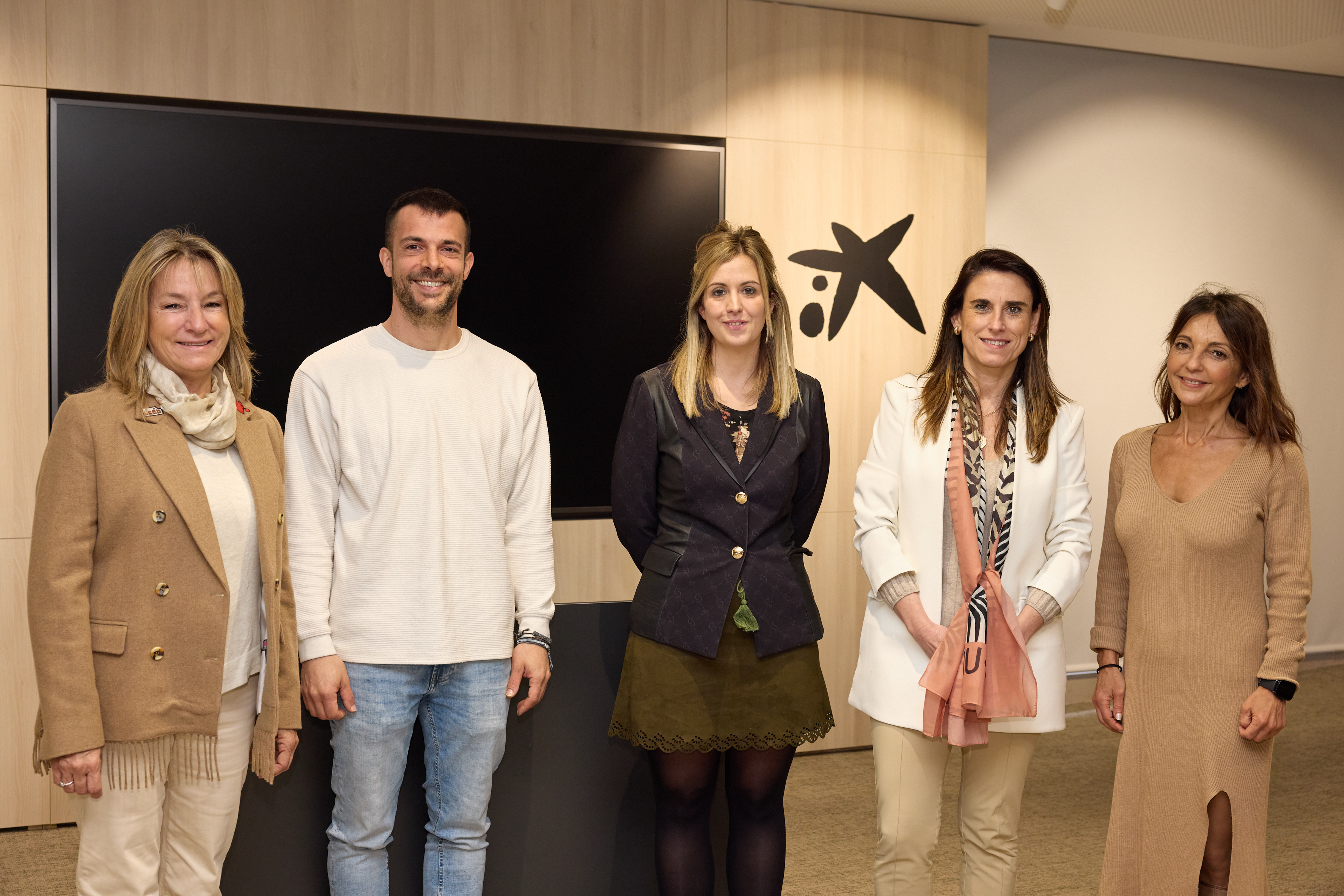 Ana Beriain, Eneko Madinabeitia, Maite Brun, Isabel Moreno y Cristina Rodríguez