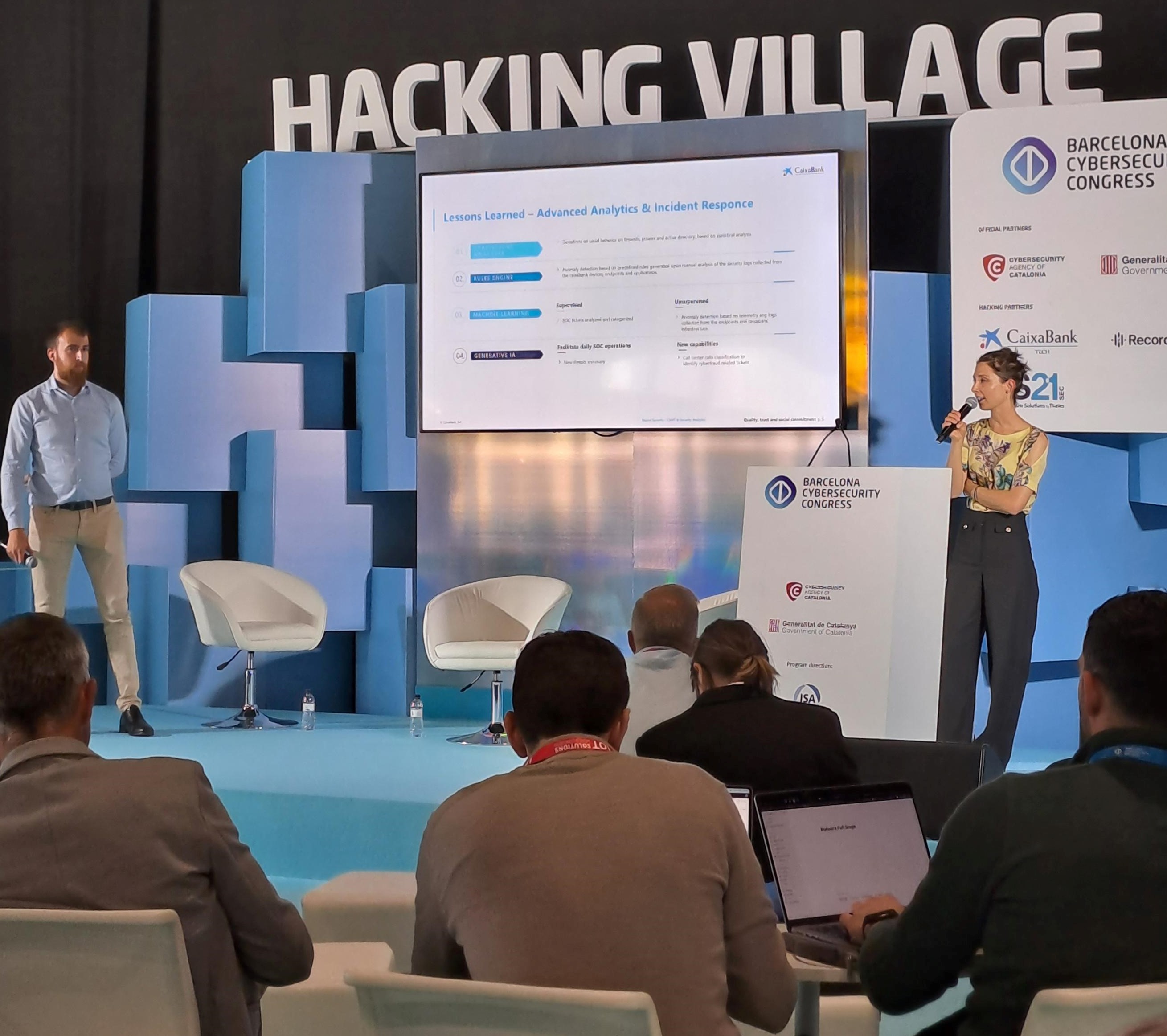 Jornada de CaixaBank en Barcelona Cybersecurity Congress.