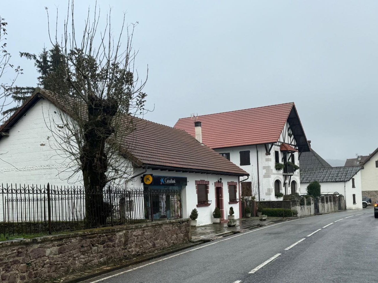 CaixaBank branch office in Burguete (Navarra).
