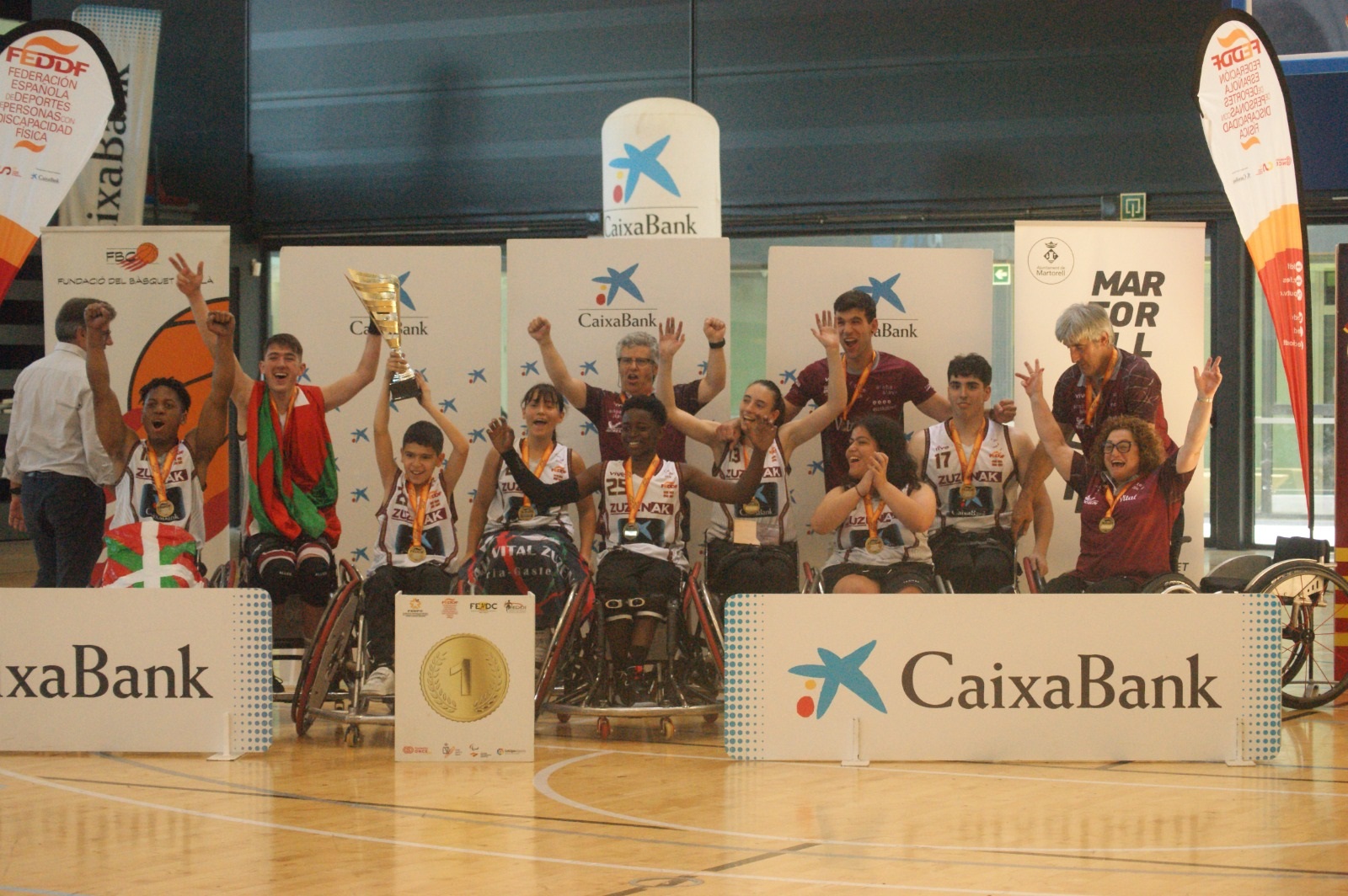Campeonato de España de baloncesto en silla de ruedas sub22 CaixaBank