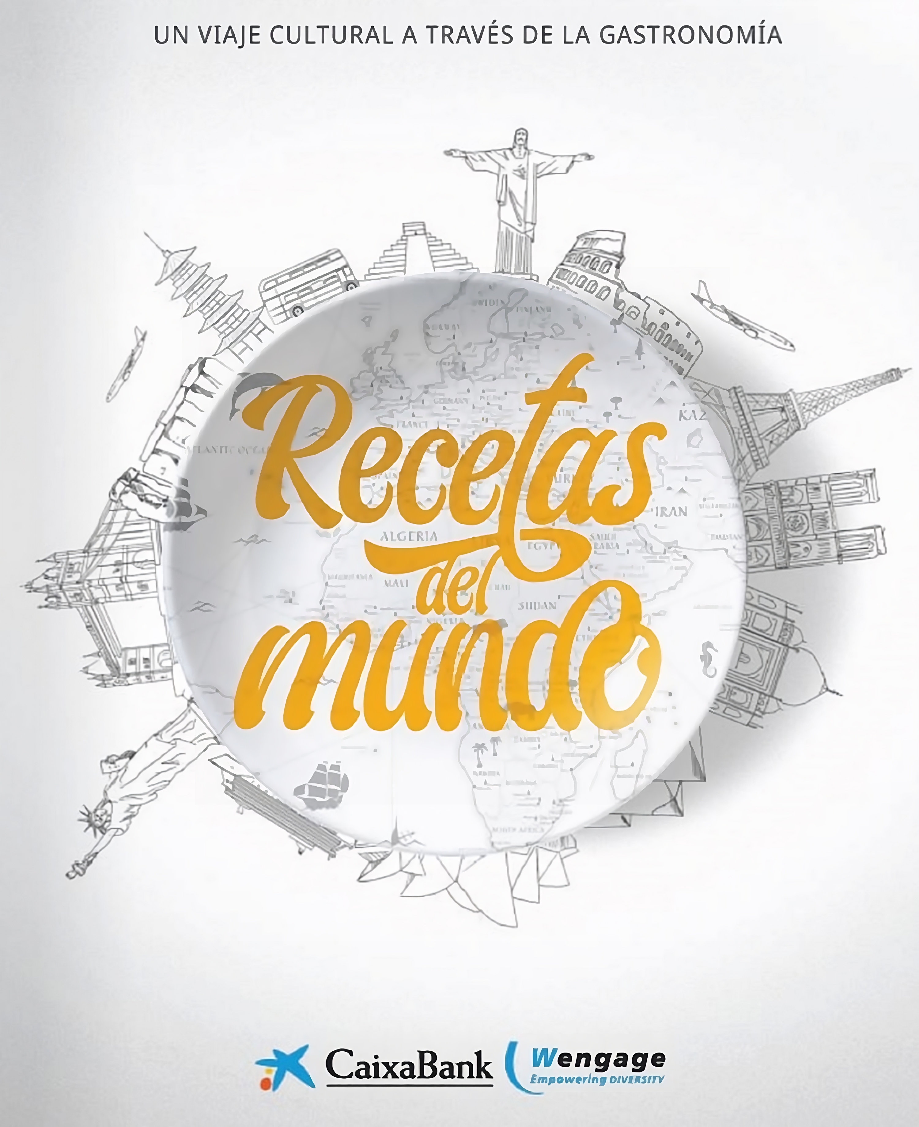 CaixaBank publishes the book "Recipes of the world", with the culinary proposals of 20 employees of the company in different countries.