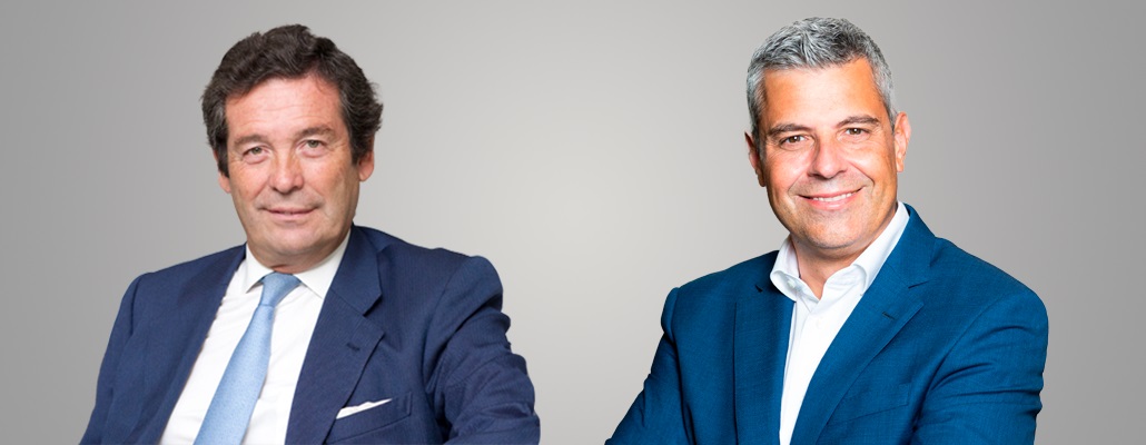Luis Cabanas, que pasará a ser Senior Advisor de CaixaBank a partir del 1 de enero, y Marc Benhamou, que asume ahora el cargo de director adjunto de CaixaBank Empresas y, el 1 de enero, pasará a ser el director de la división.
