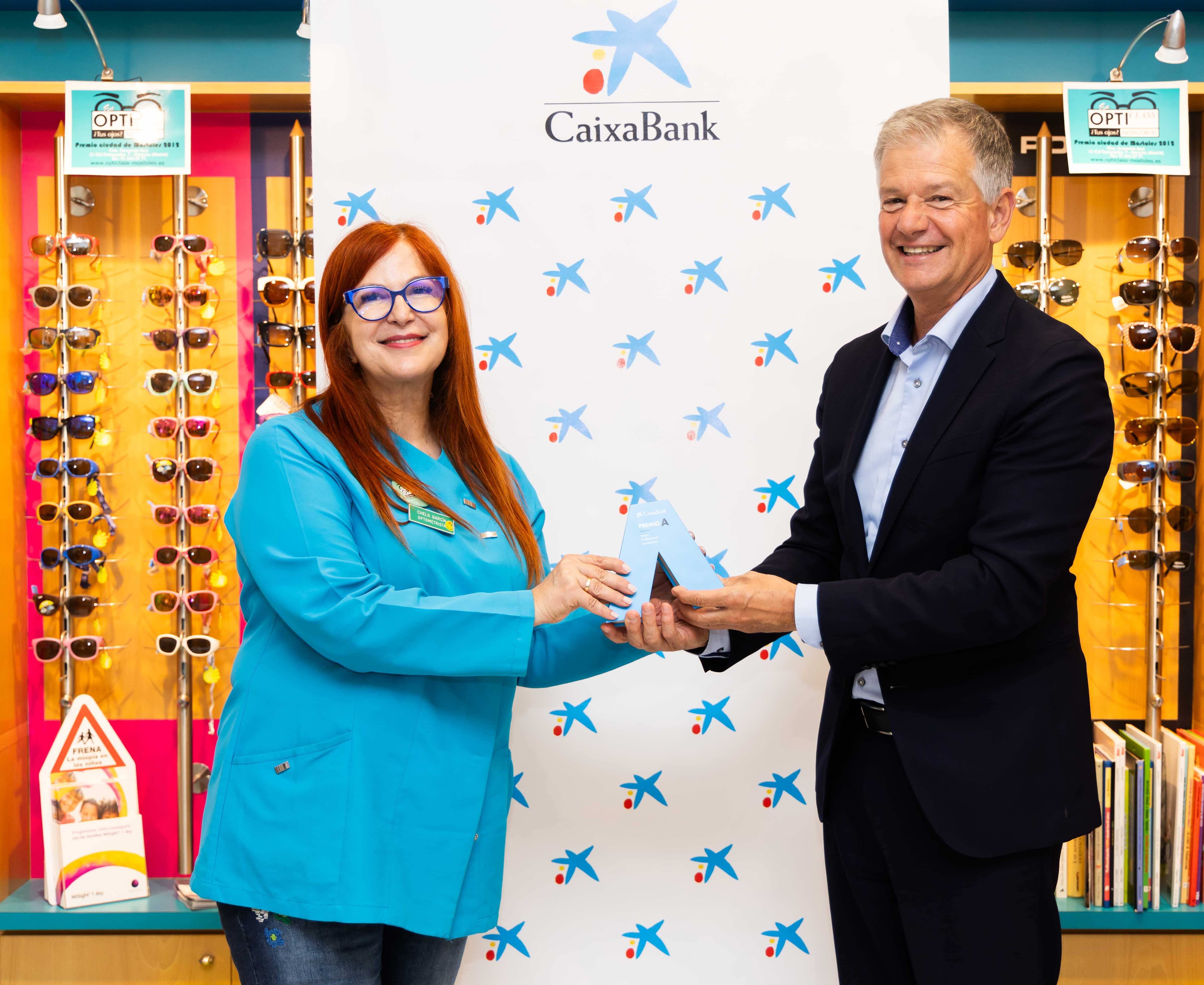 Chelo García, reconocida con el ‘Premio A Mujer Profesional Autónoma’ de CaixaBank en la Comunidad de Madrid.