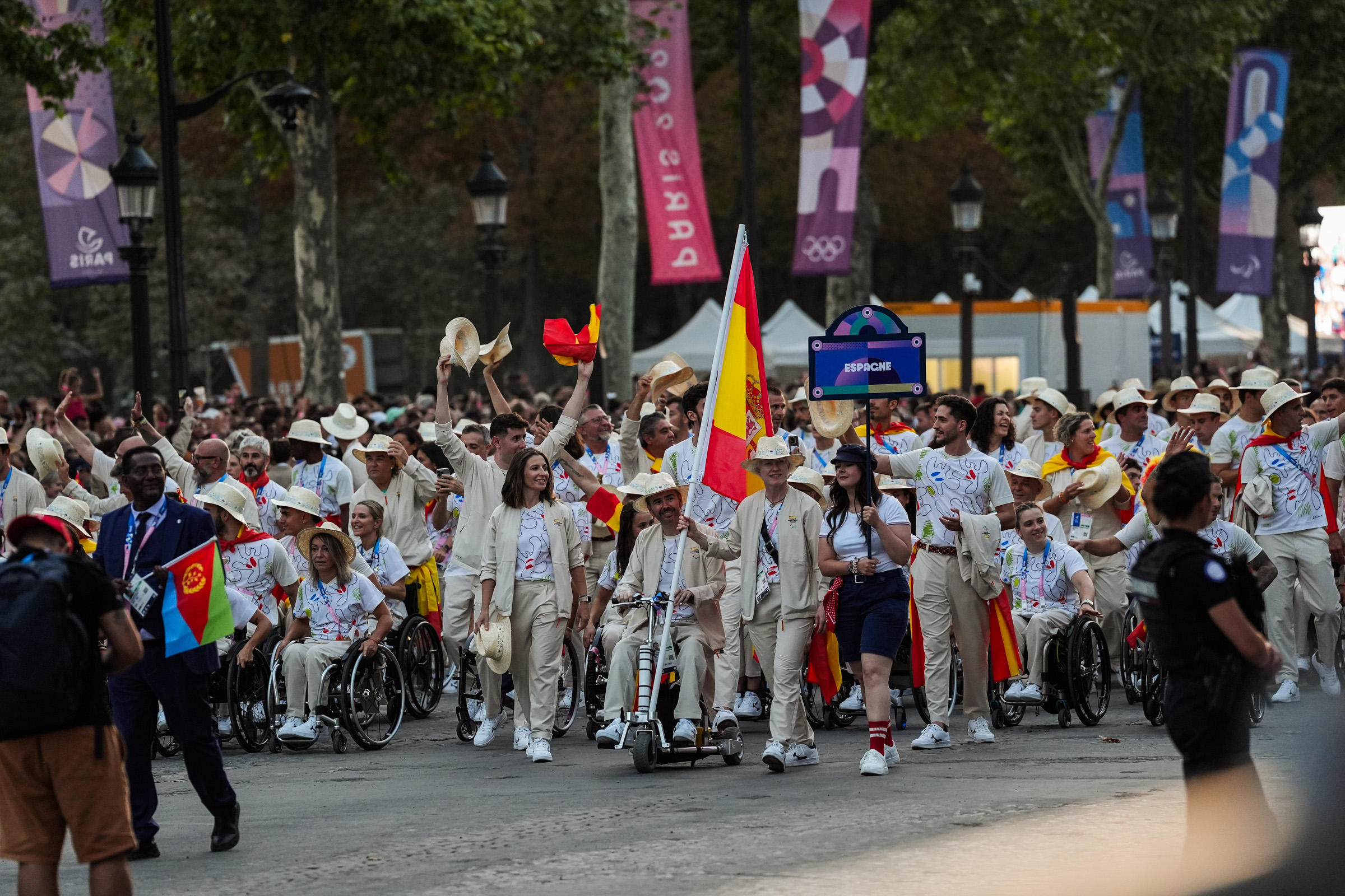 Deportas paralímpicos españoles en París.