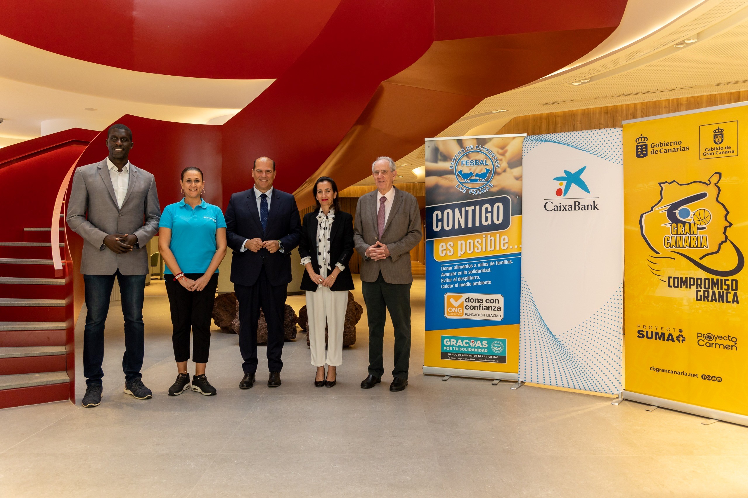 Presentación de una nueva edición del Partido a Favor del Banco de Alimentos.