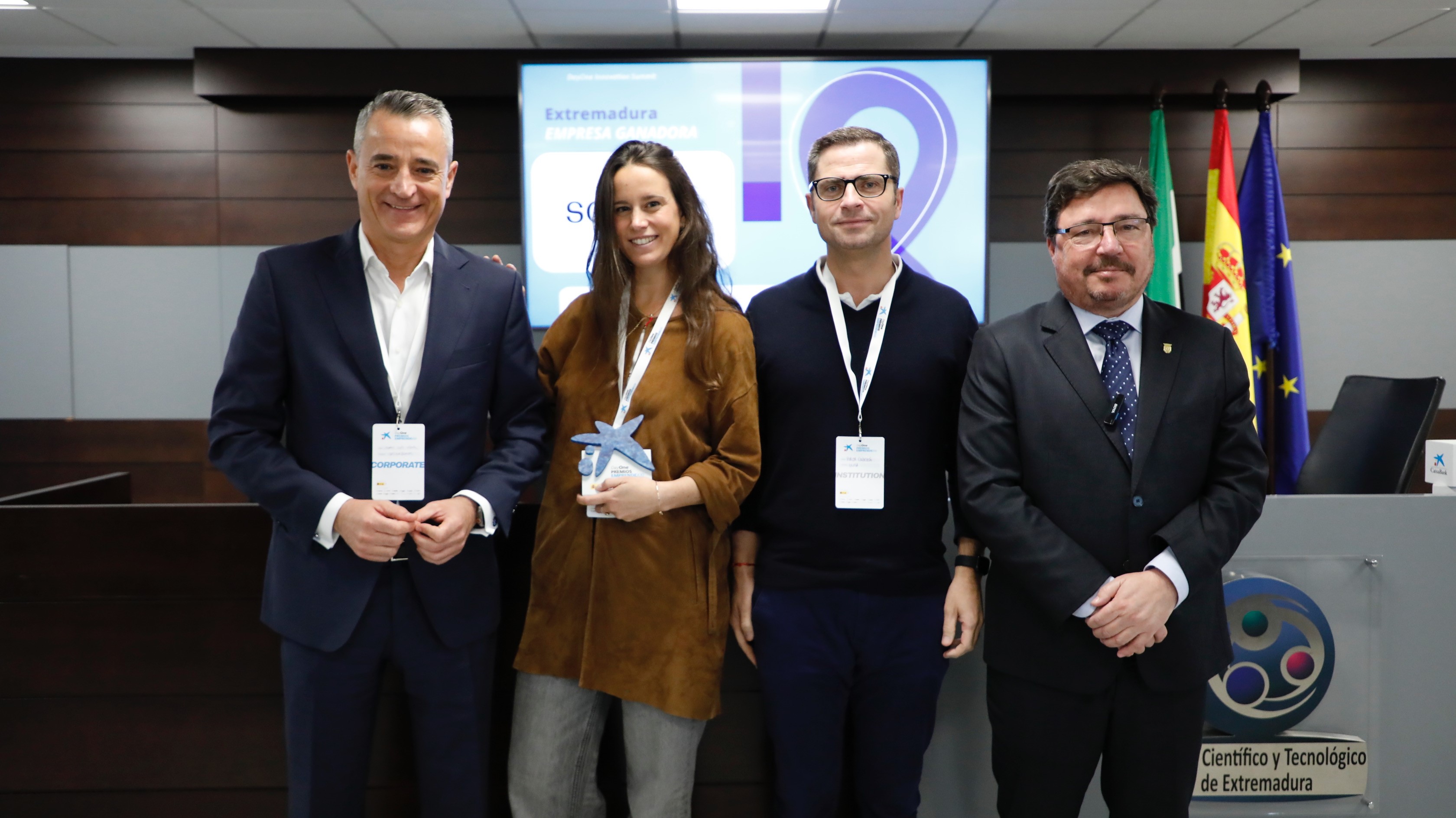 Pilar Gerona, ganadora del Premio EmprendeXXI 2025 de Extremadura