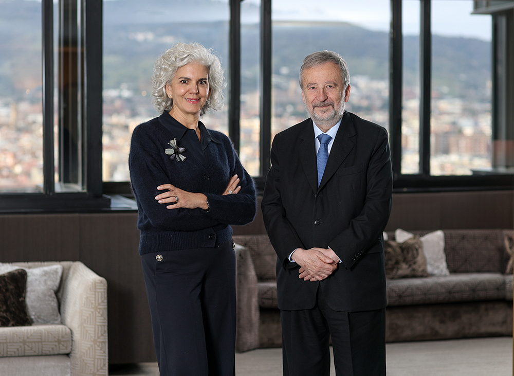 Amparo Moraleda, vicepresidenta de CaixaBank, y Tomás Muniesa, presidente de CaixaBank