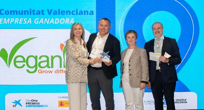 Veganic gana los Premios EmprendeXXI como la start-up con mayor potencial de la Comunidad Valenciana