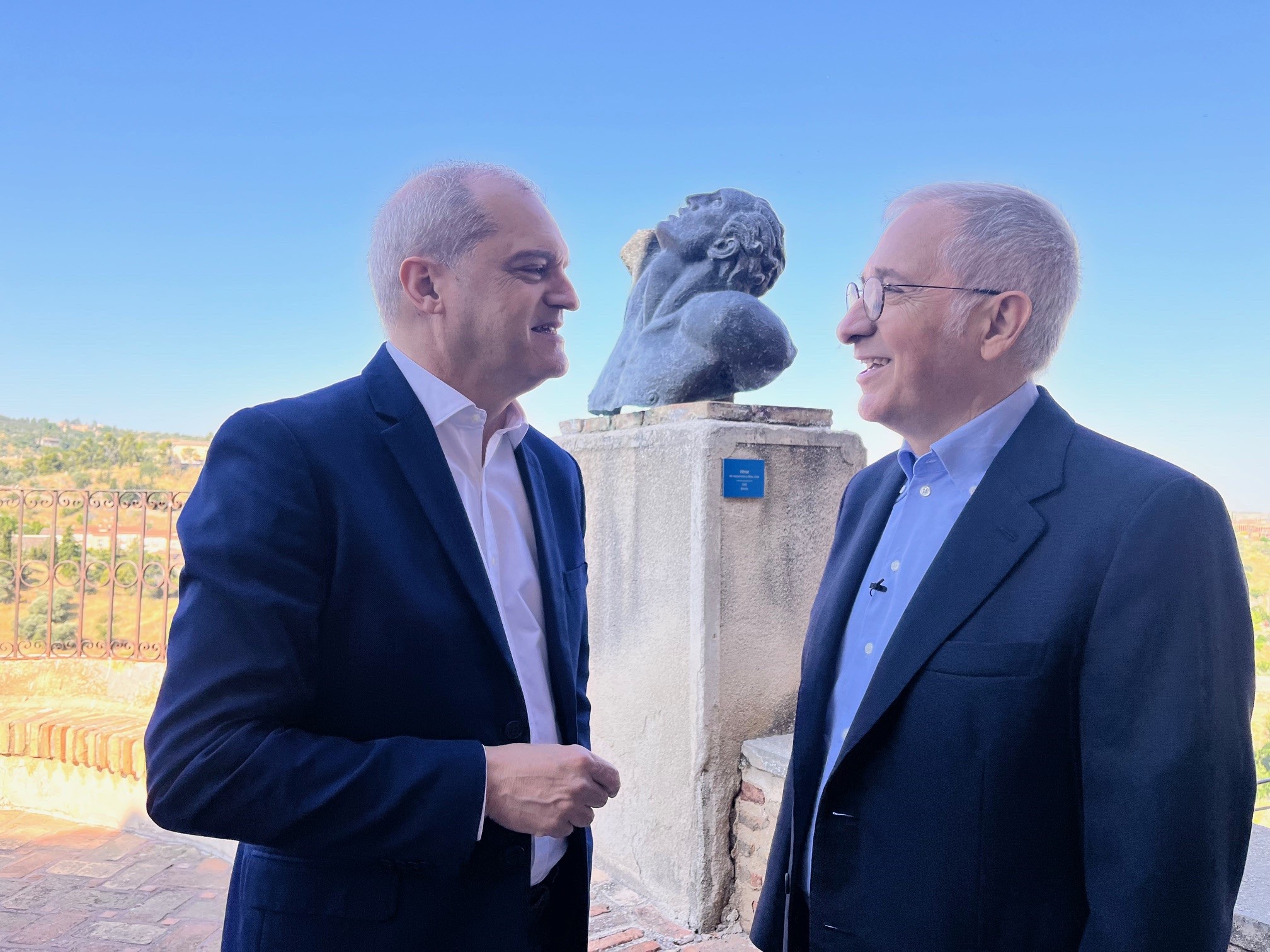 Ramón García y Xavier Sardà en Toledo