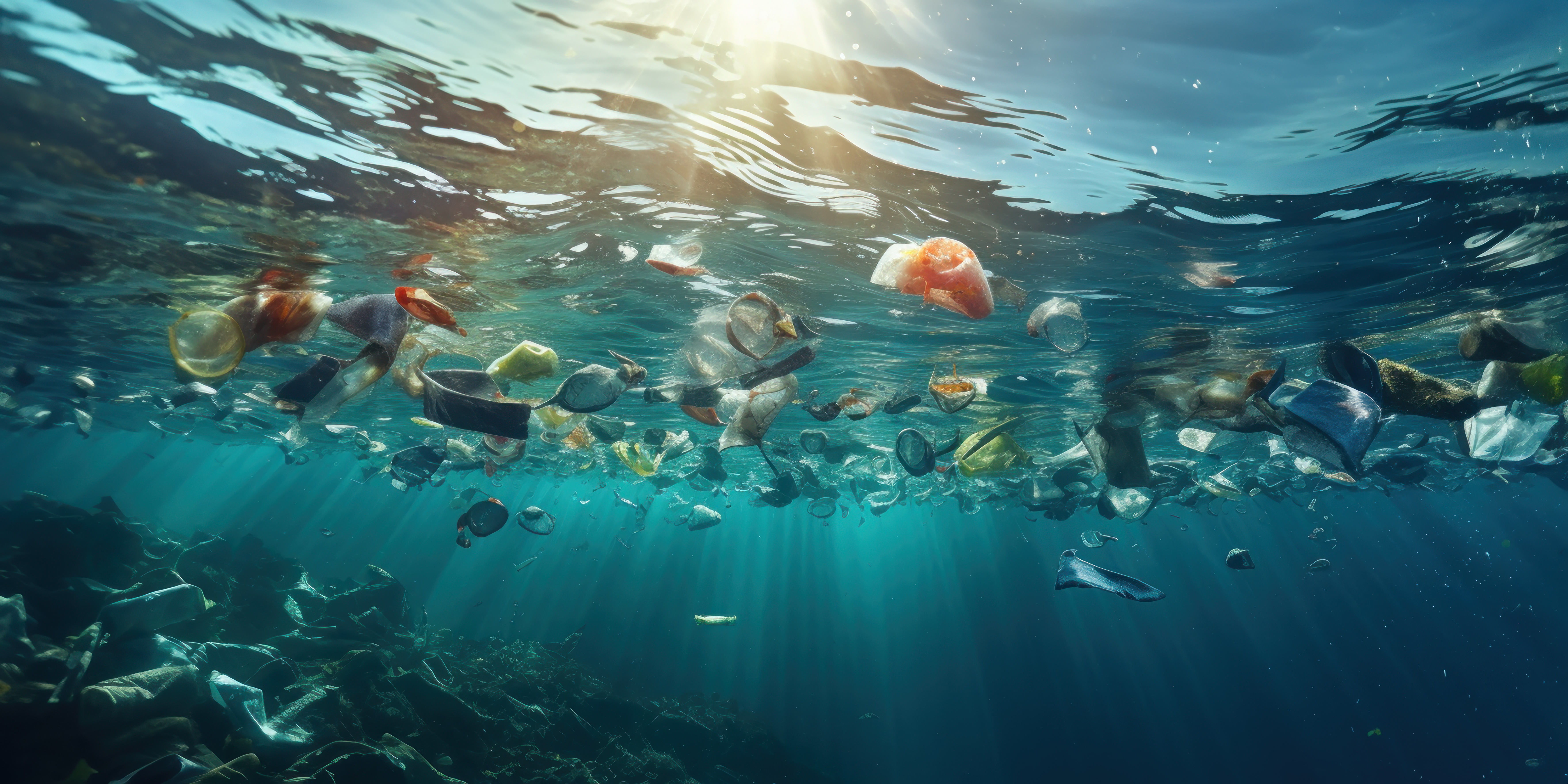 Plastic pollution in the sea