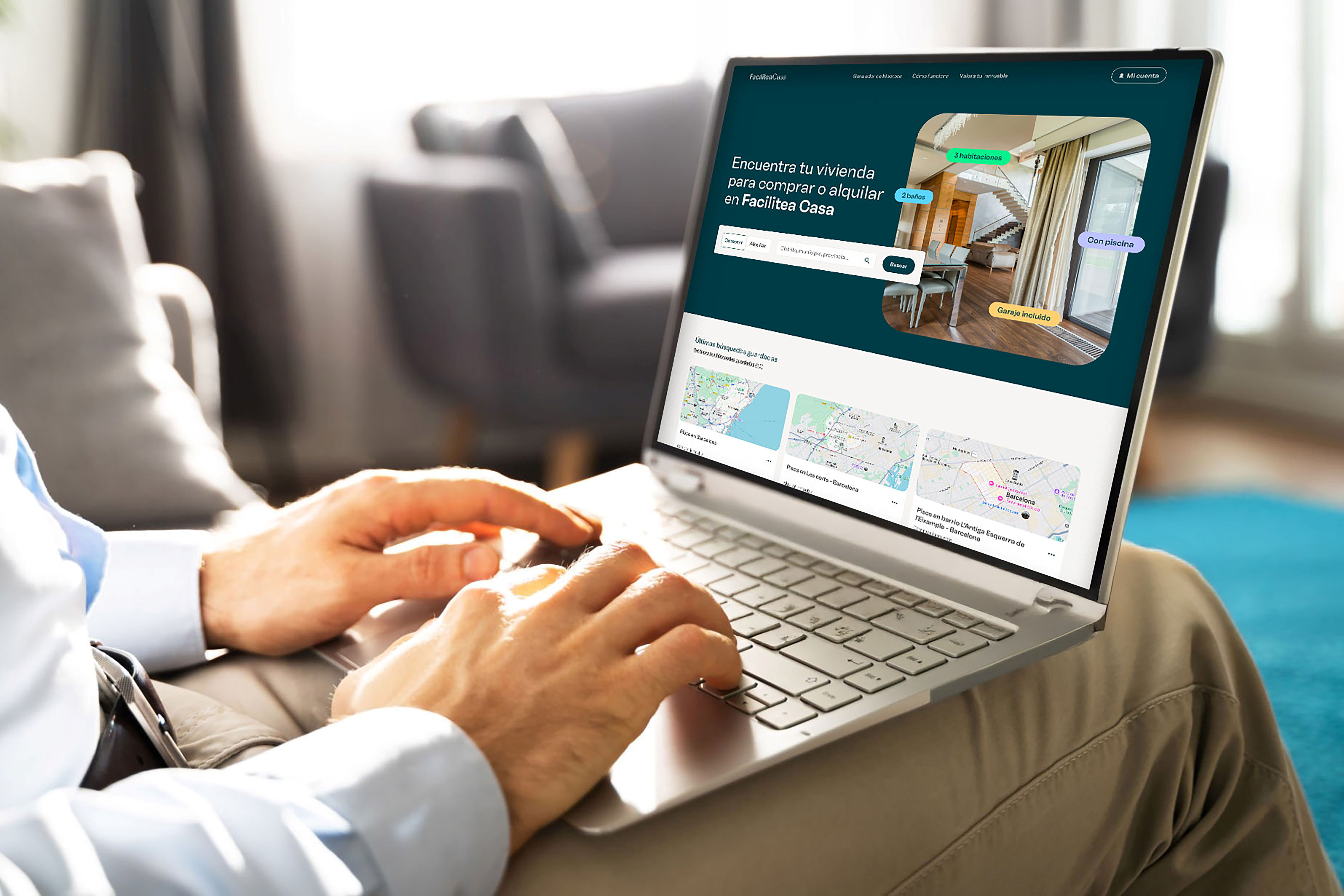 ‘Facilitea Casa’ permite reunir e integrar en un mismo espacio digital a agentes de la propiedad profesionales con particulares que busquen comprar o alquilar una vivienda.