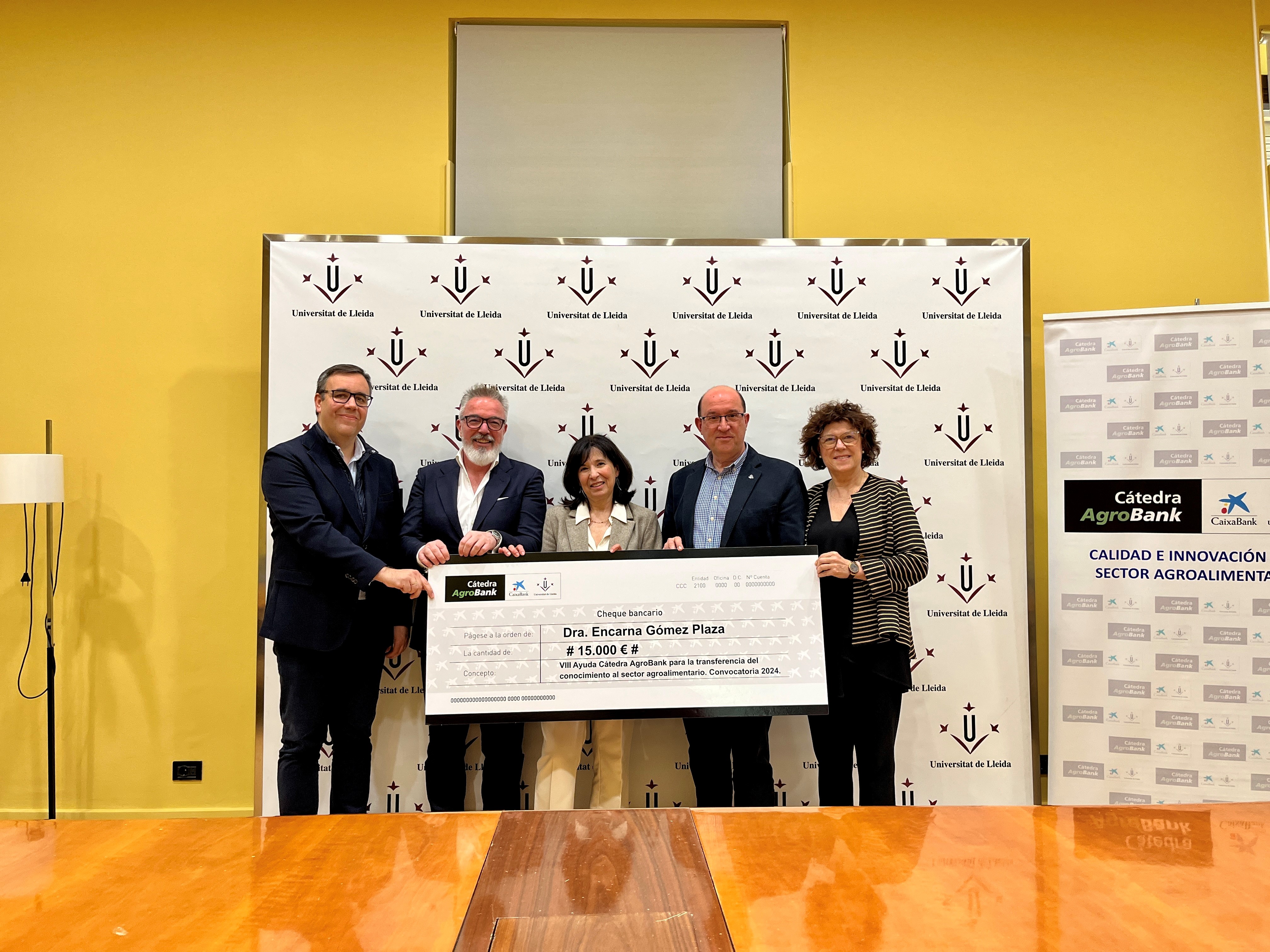 Premio AgroBank a un proyecto de la UMU y AGROVIN