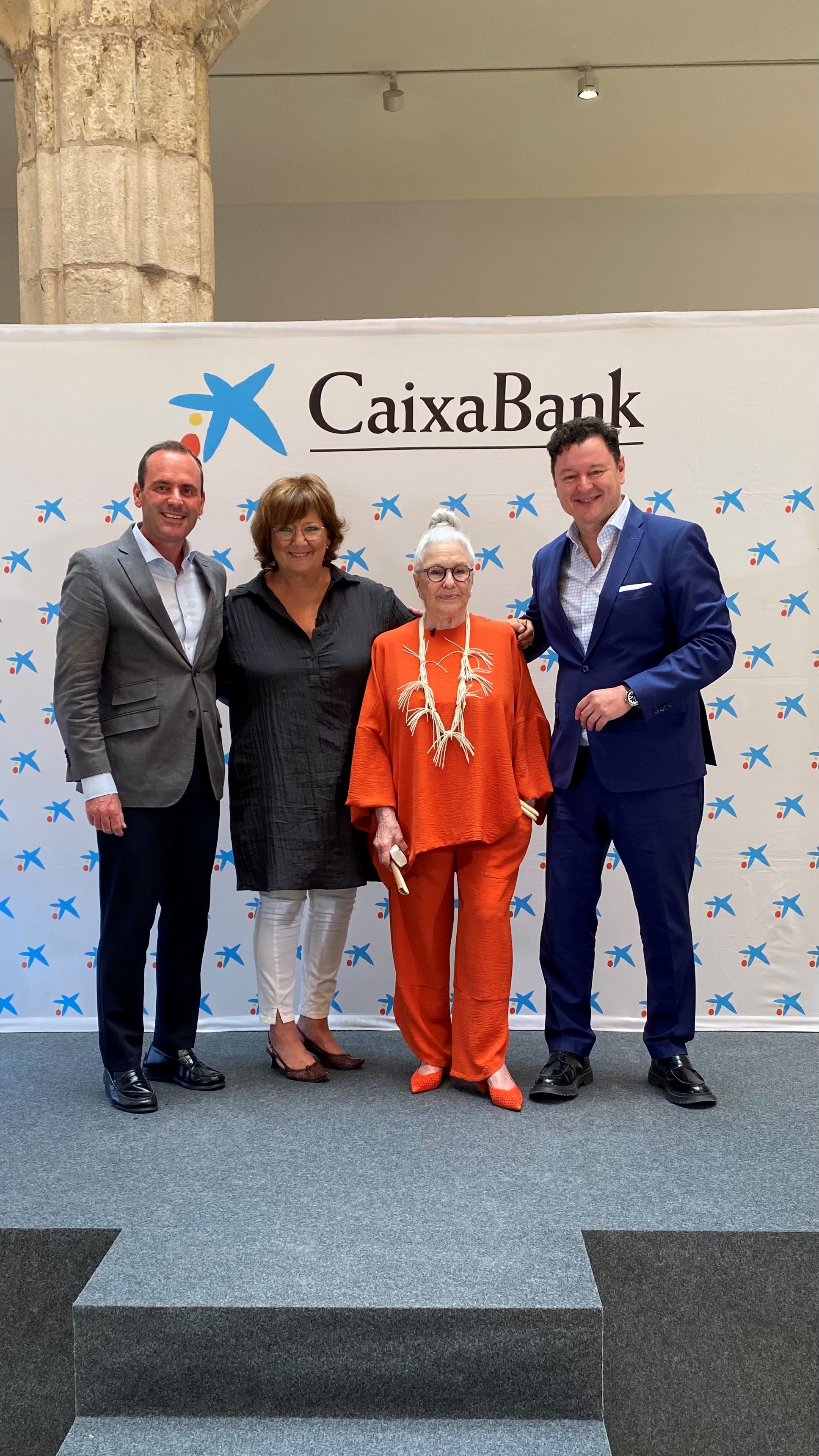 Juan Domínguez, Olga Viza, Lola Herrera y Gerardo Cuartero