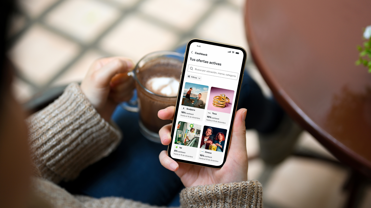 The Cashback program will work from both the CaixaBank and imagin apps