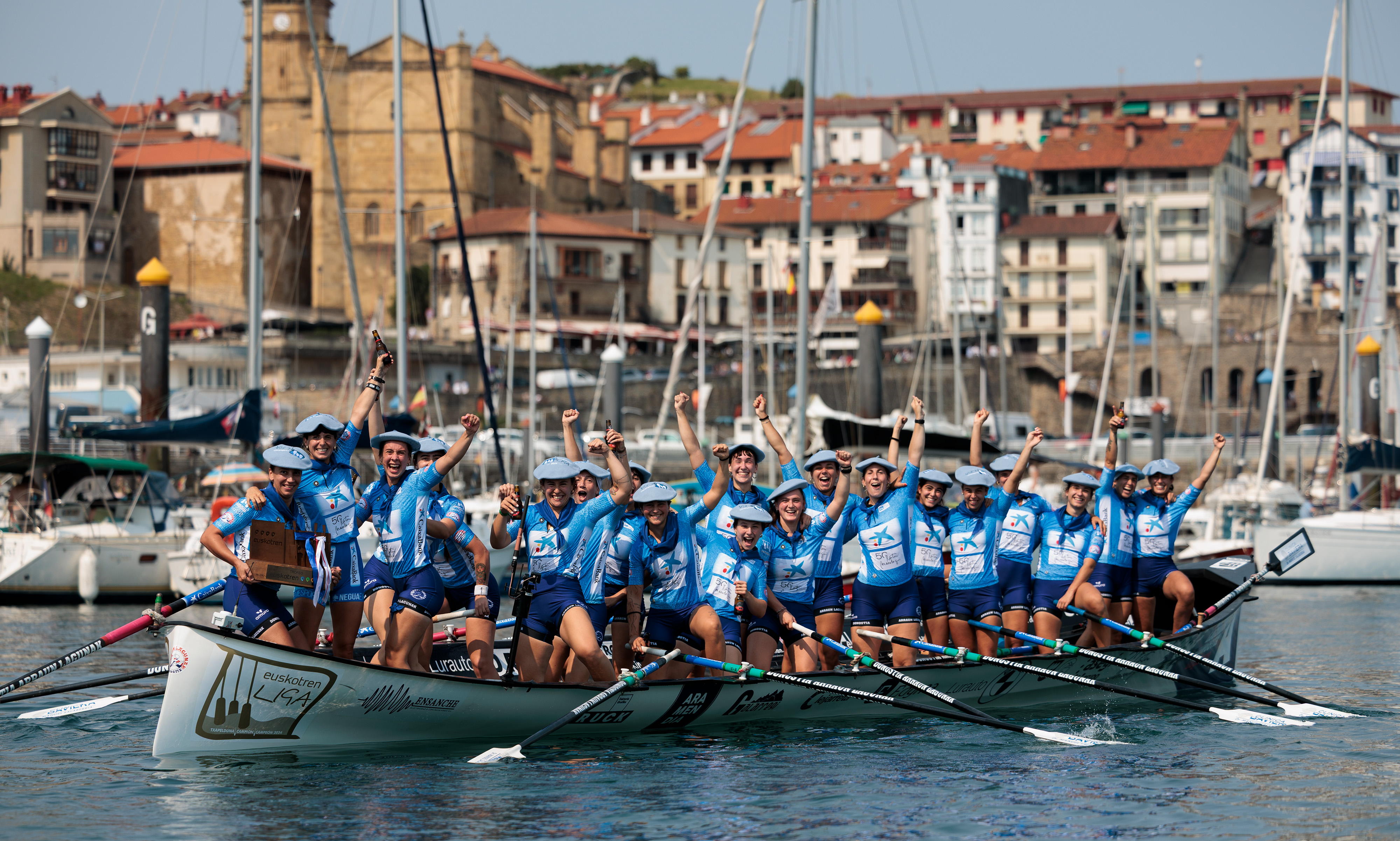 Donostia Arraun Lagunak, campeona de la Liga Euskotren 2025