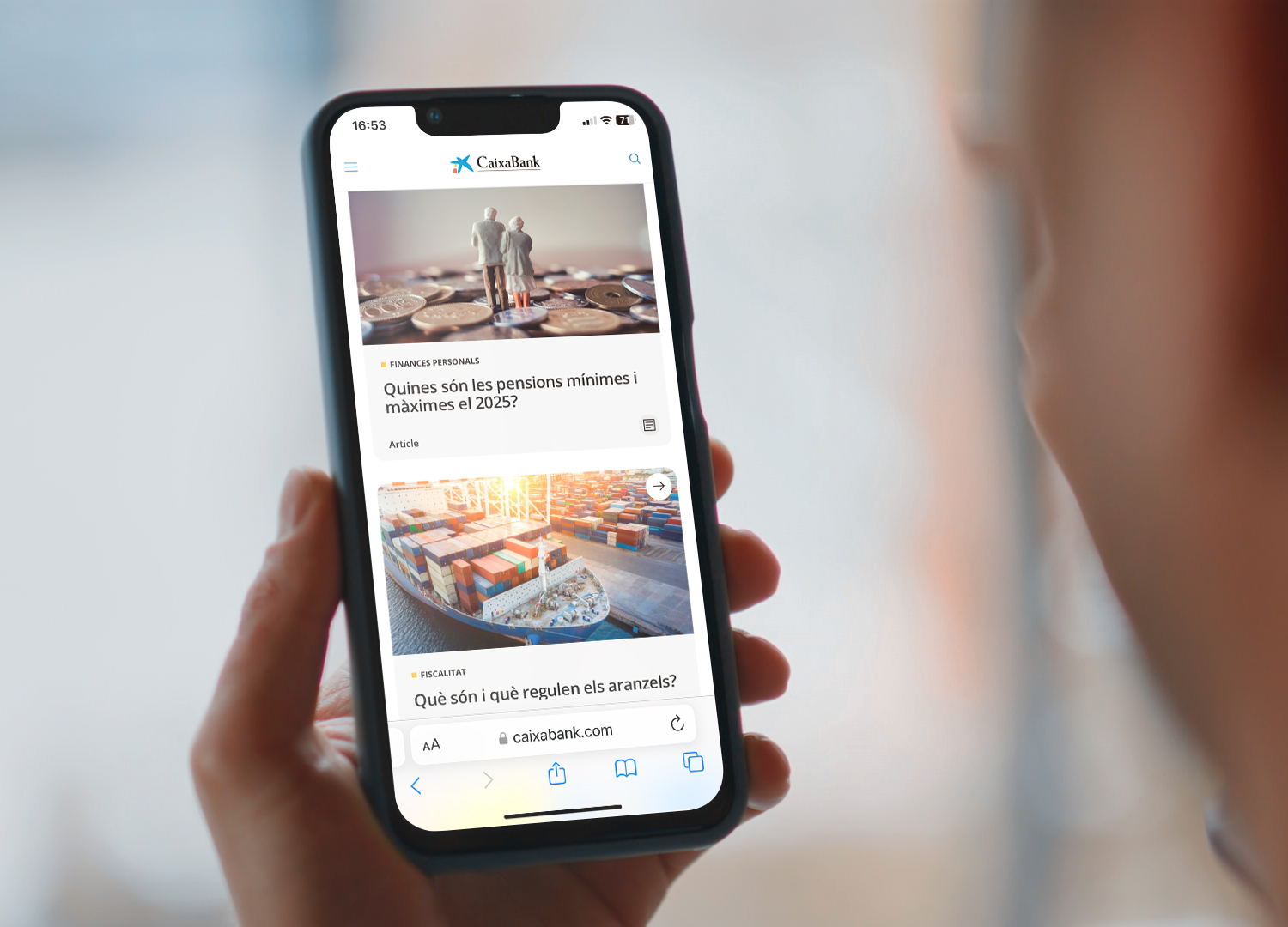 Imatge d’Esfera, la nova plataforma de continguts de CaixaBank