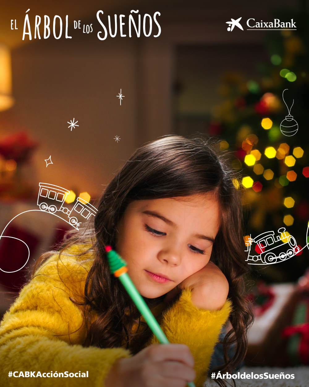 El programa ‘El Árbol de los Sueños’ de CaixaBank repartirá el regalo que piden en sus cartas a cerca de 5.000 niños de la Comunidad de Madrid en riesgo de vulnerabilidad