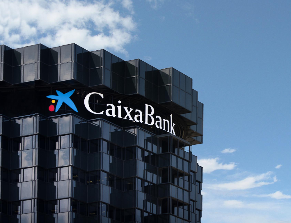 CaixaBank corporate building in Barcelona