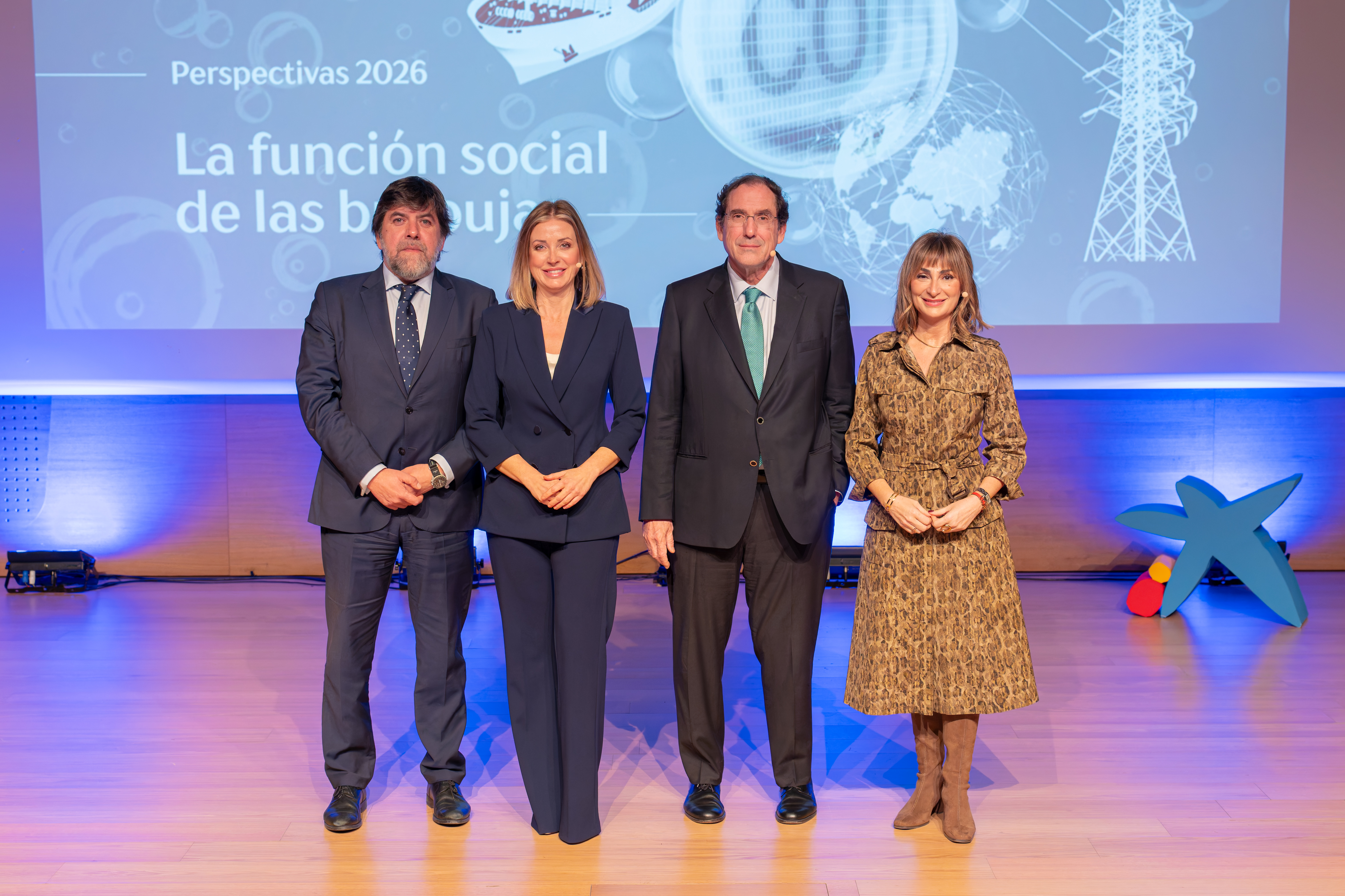 Jose A. Melero, Mª Pilar Espes, Santiago Rubio y Elena Cortés