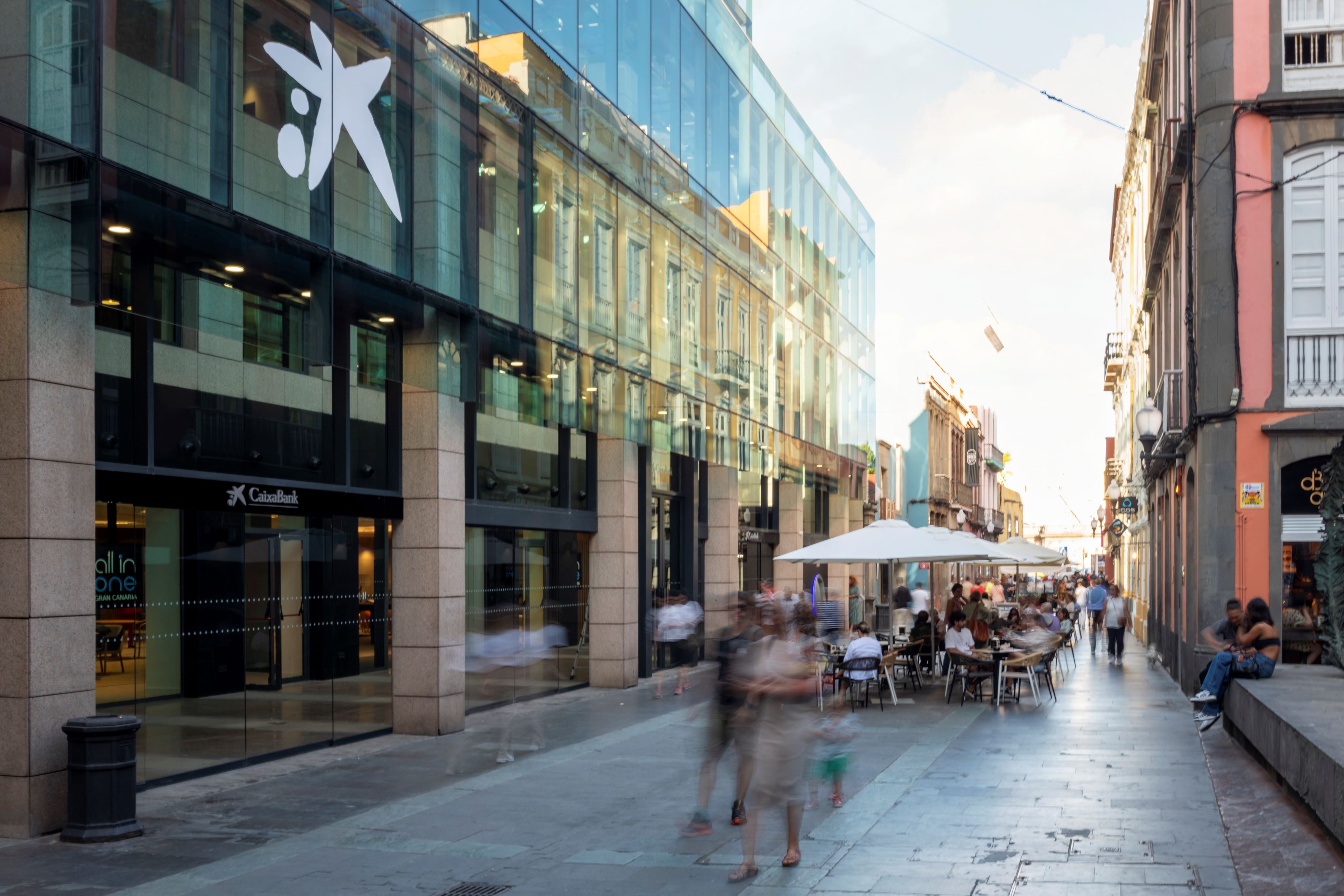 Oficina de CaixaBank en Canarias.